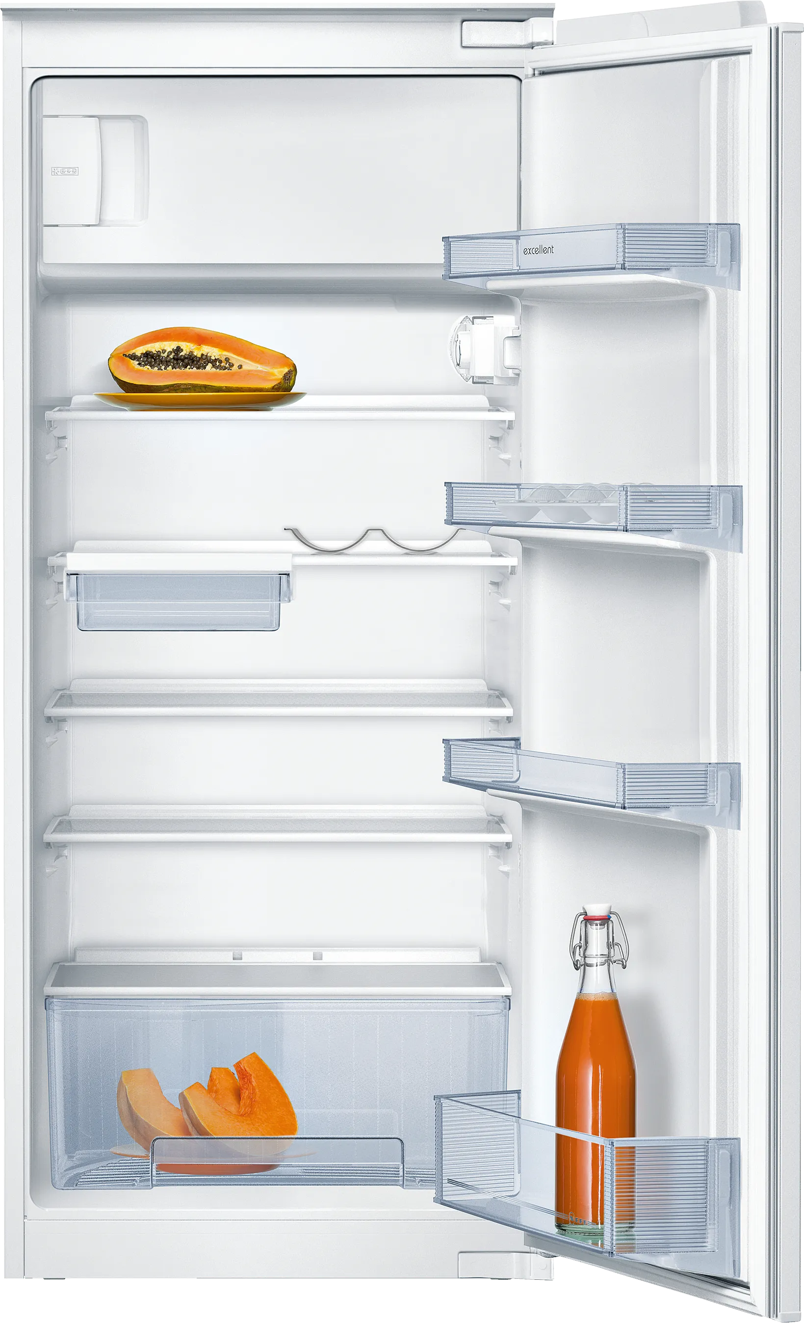 N 30 built-in fridge with freezer section 122.1 x 54.1 cm flat hinge