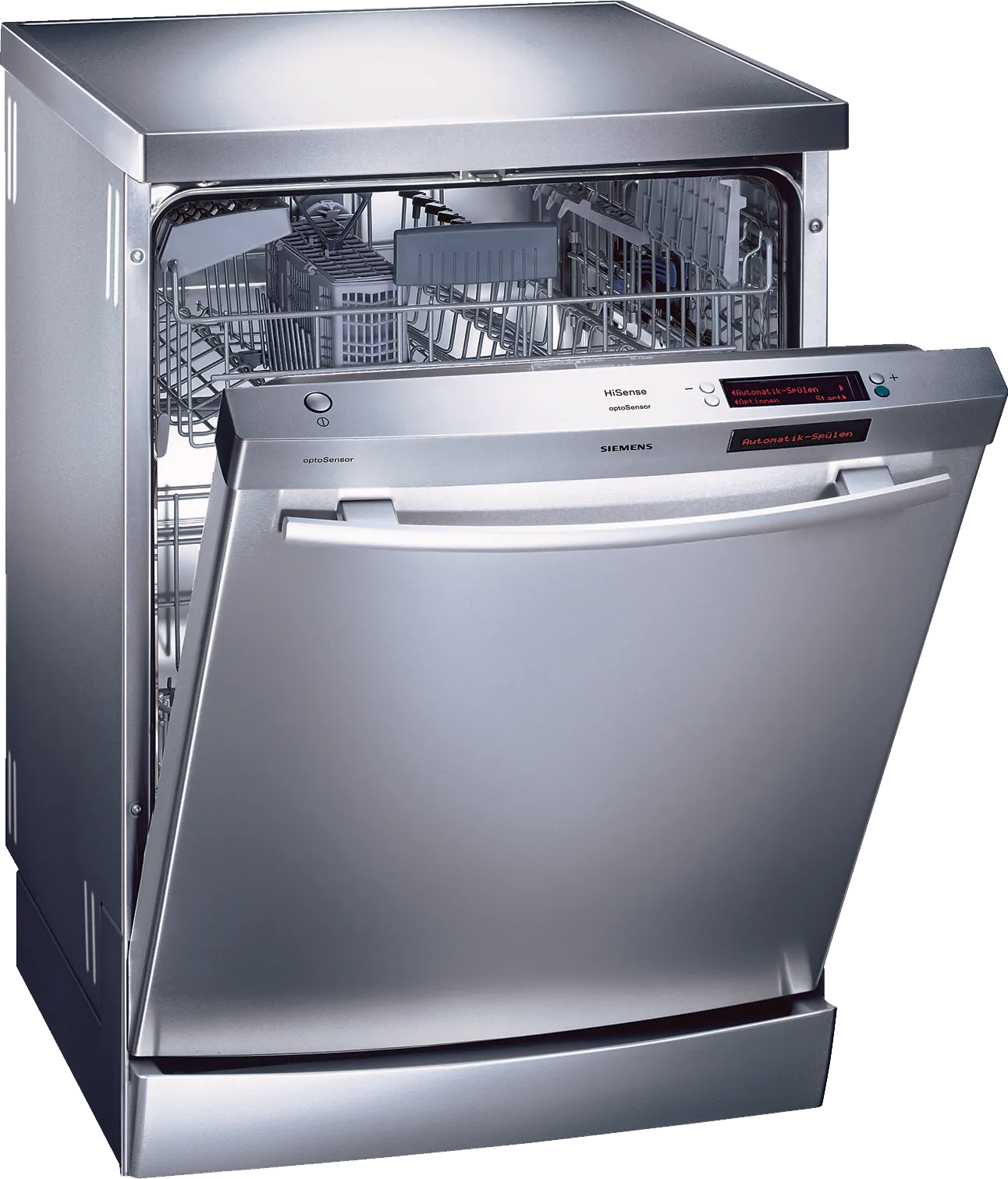 free-standing dishwasher 60 cm Brushed steel