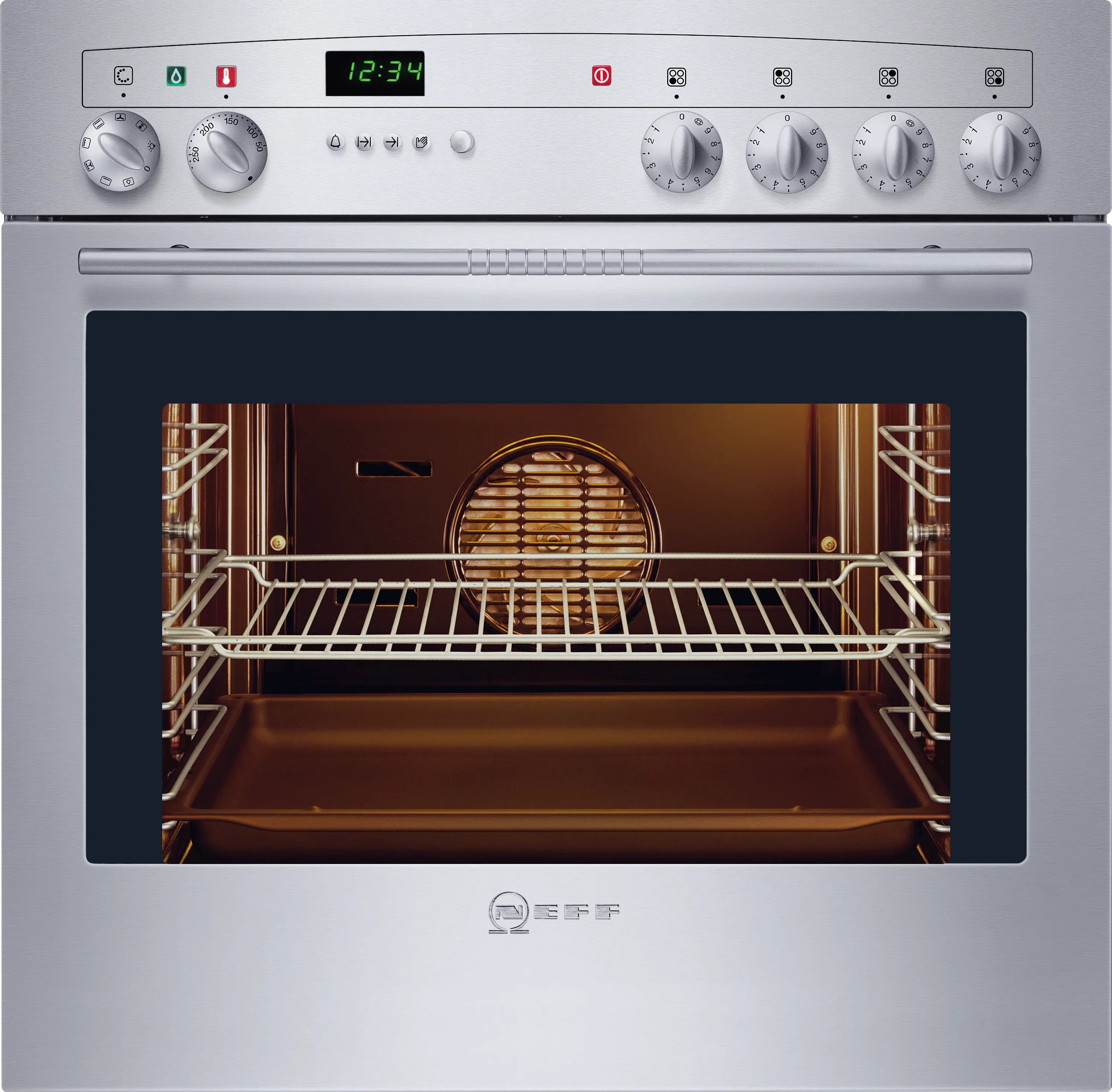 Built-in cooker 60 x 60 cm Stainless steel