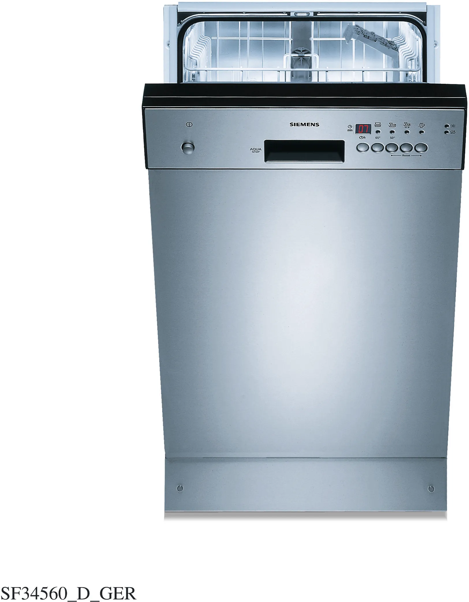 built-under dishwasher 45 cm