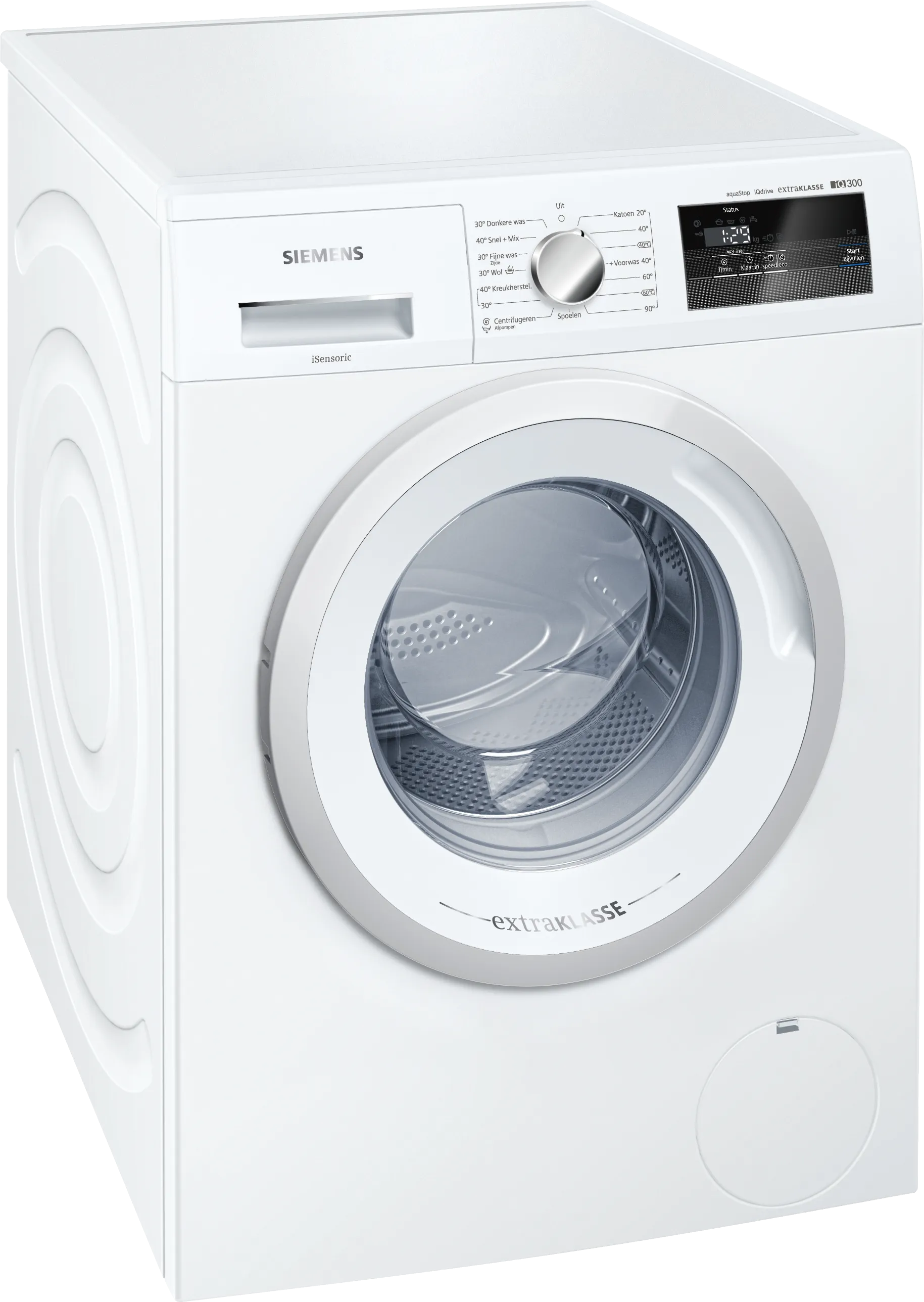 iQ300 washing machine, frontloader fullsize 6 kg 1400 rpm, White