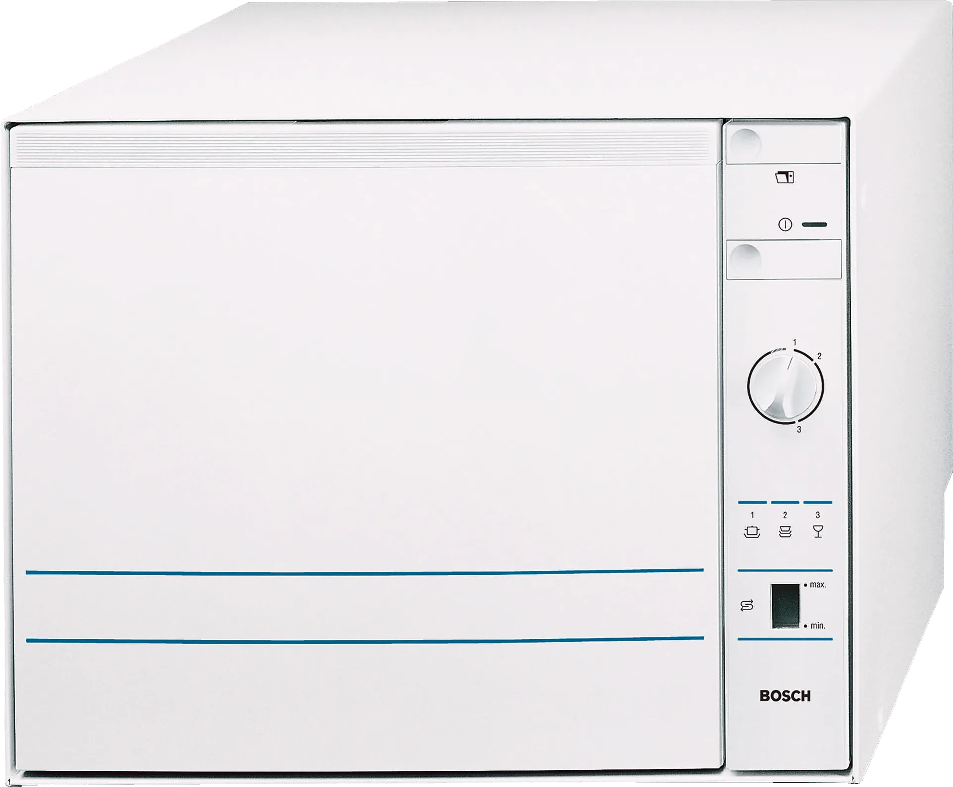 free-standing compact dishwasher 55 cm White