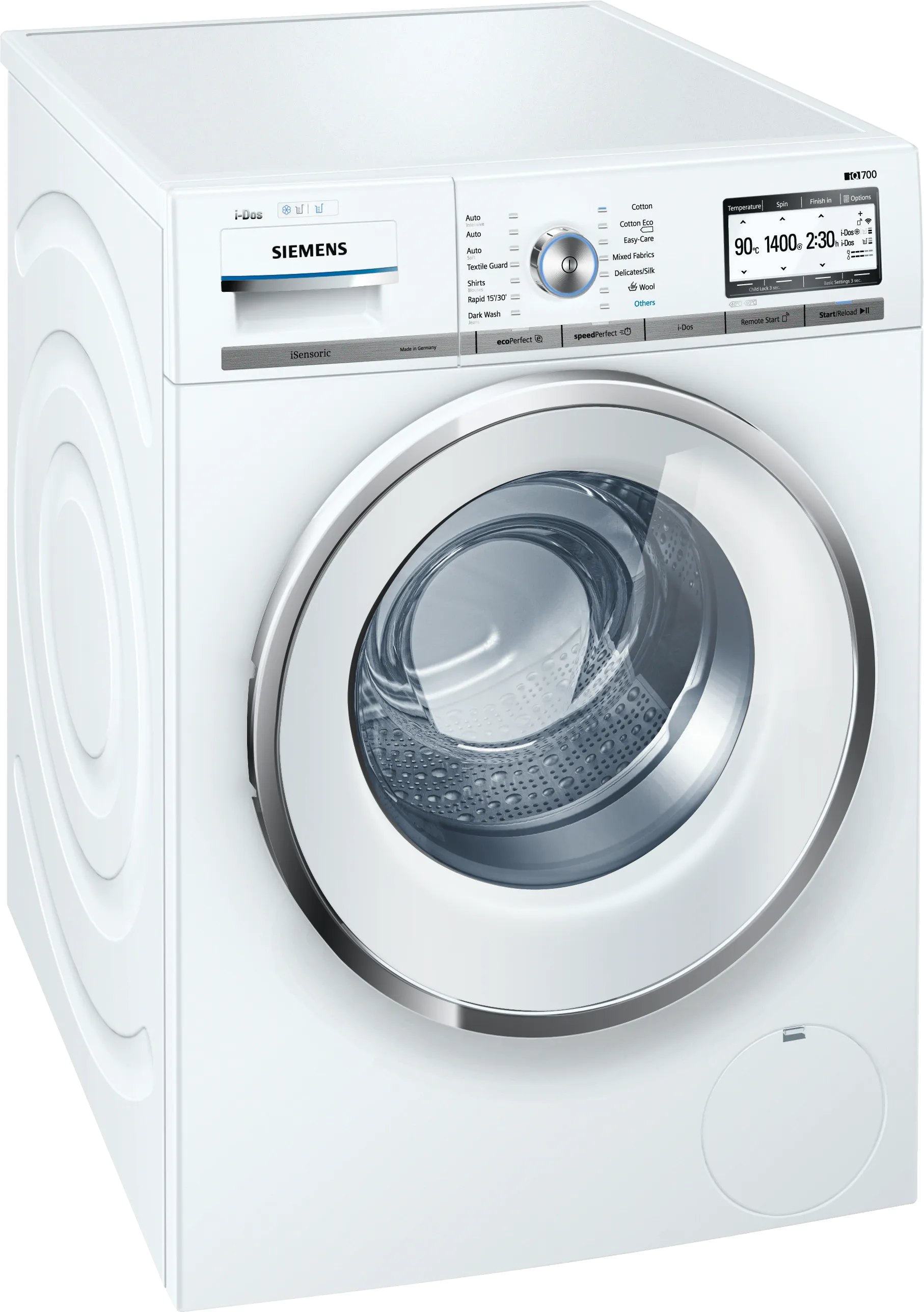 IQ700 Washing machine, front loader 9 kg 1400 rpm 