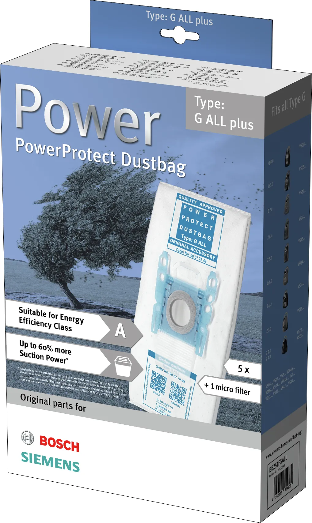 PowerProtect dustbag 