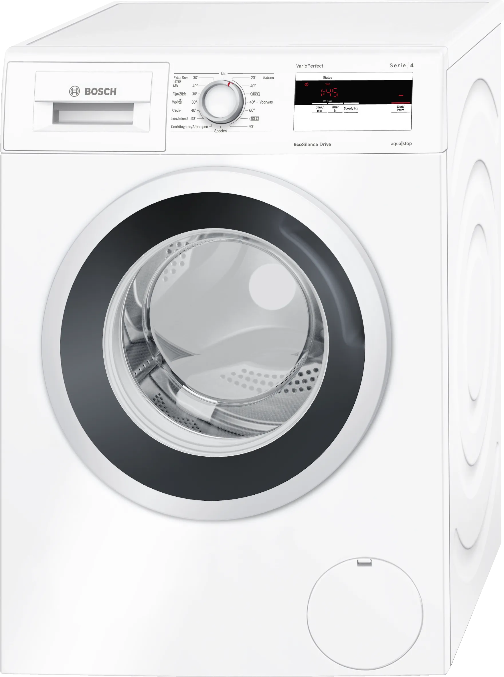 Series 4 washing machine, frontloader fullsize 7 kg 1400 rpm, White
