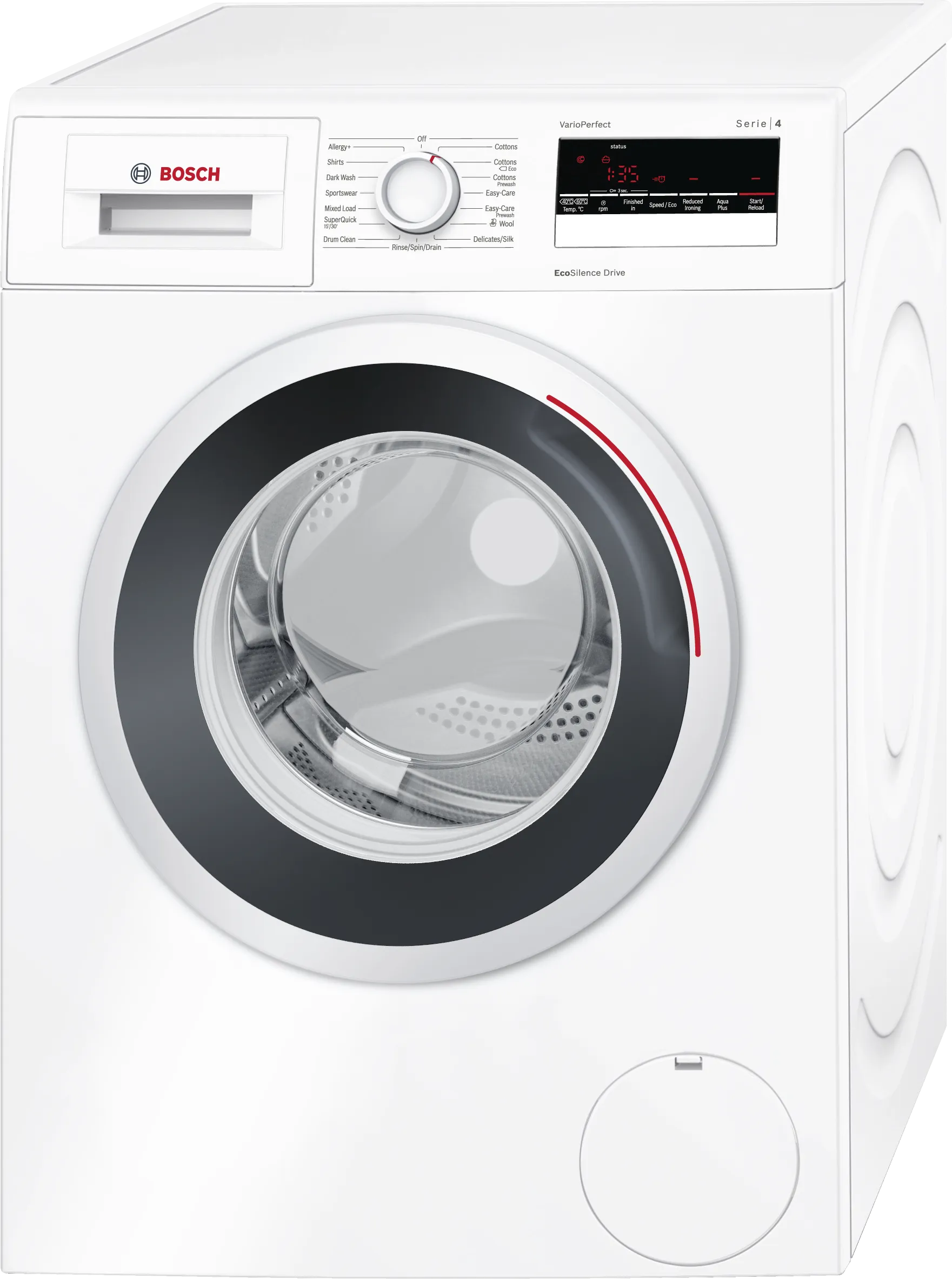 Serie | 4 washing machine, front loader 8 kg 1400 rpm 