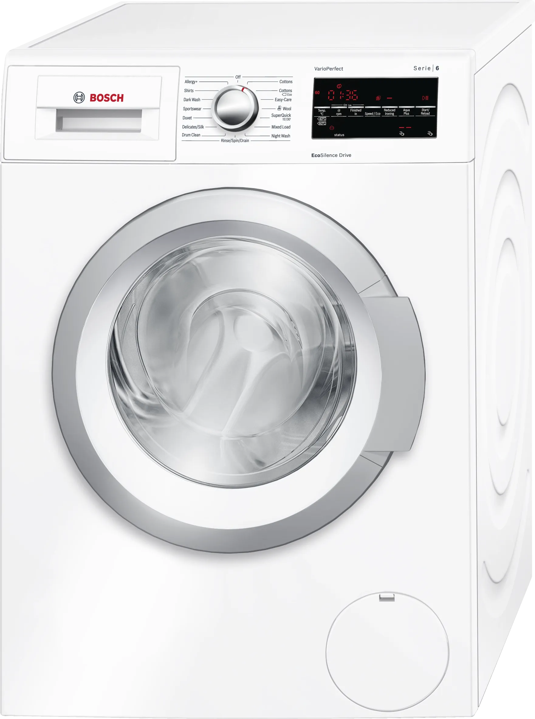 Series 6 Washing machine, front loader 8 kg 1400 rpm 