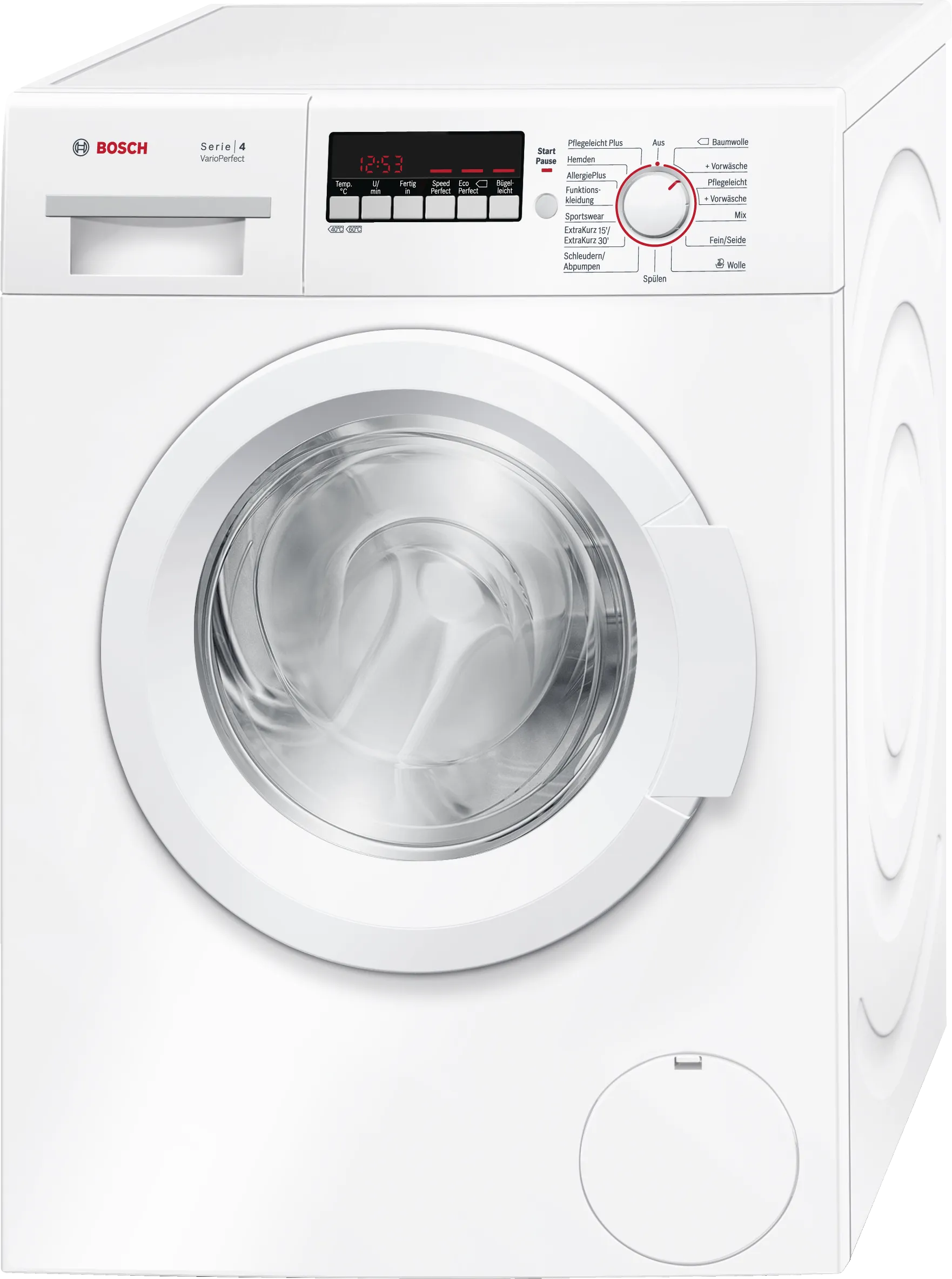 Series 4 washing machine, frontloader fullsize 7 kg 1400 rpm