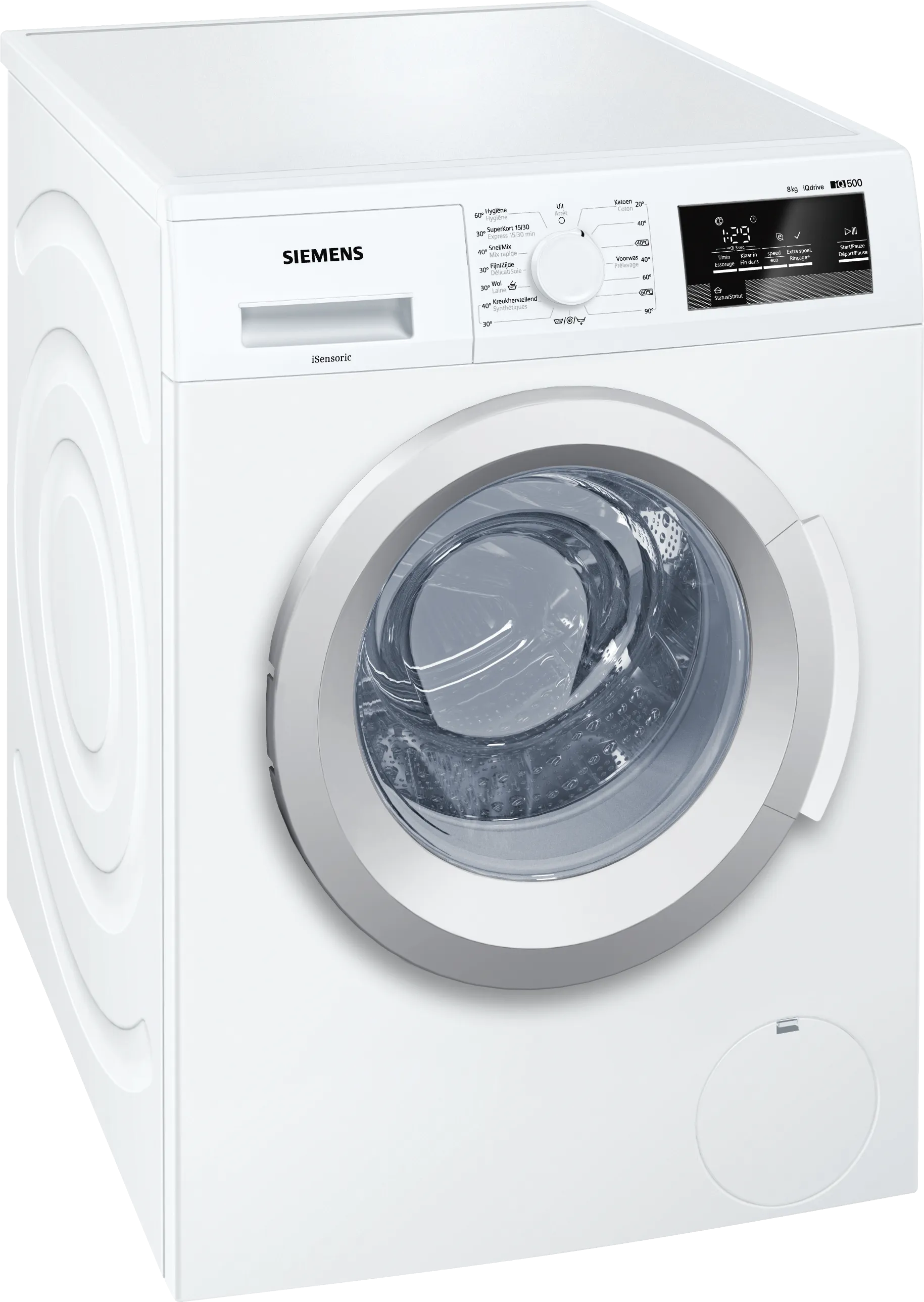iQ500 washing machine, frontloader fullsize 8 kg 1400 rpm