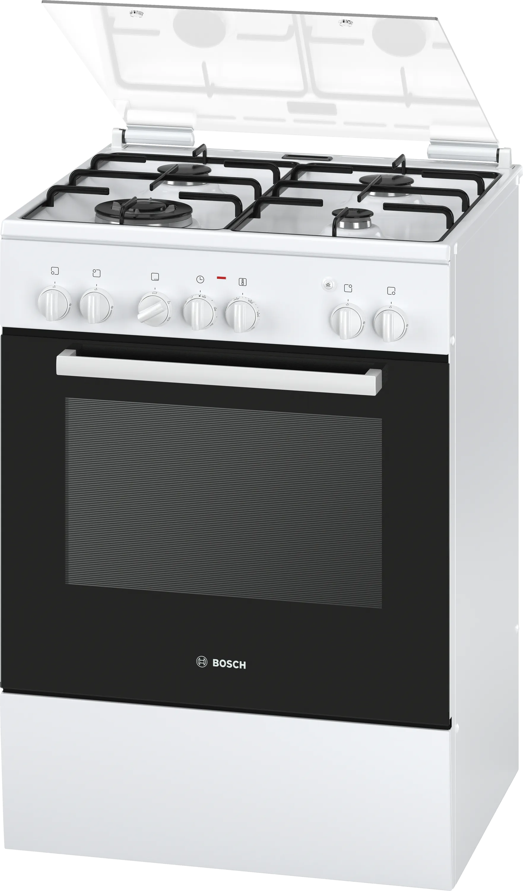 Series 2 Freestanding dual fuel cooker White