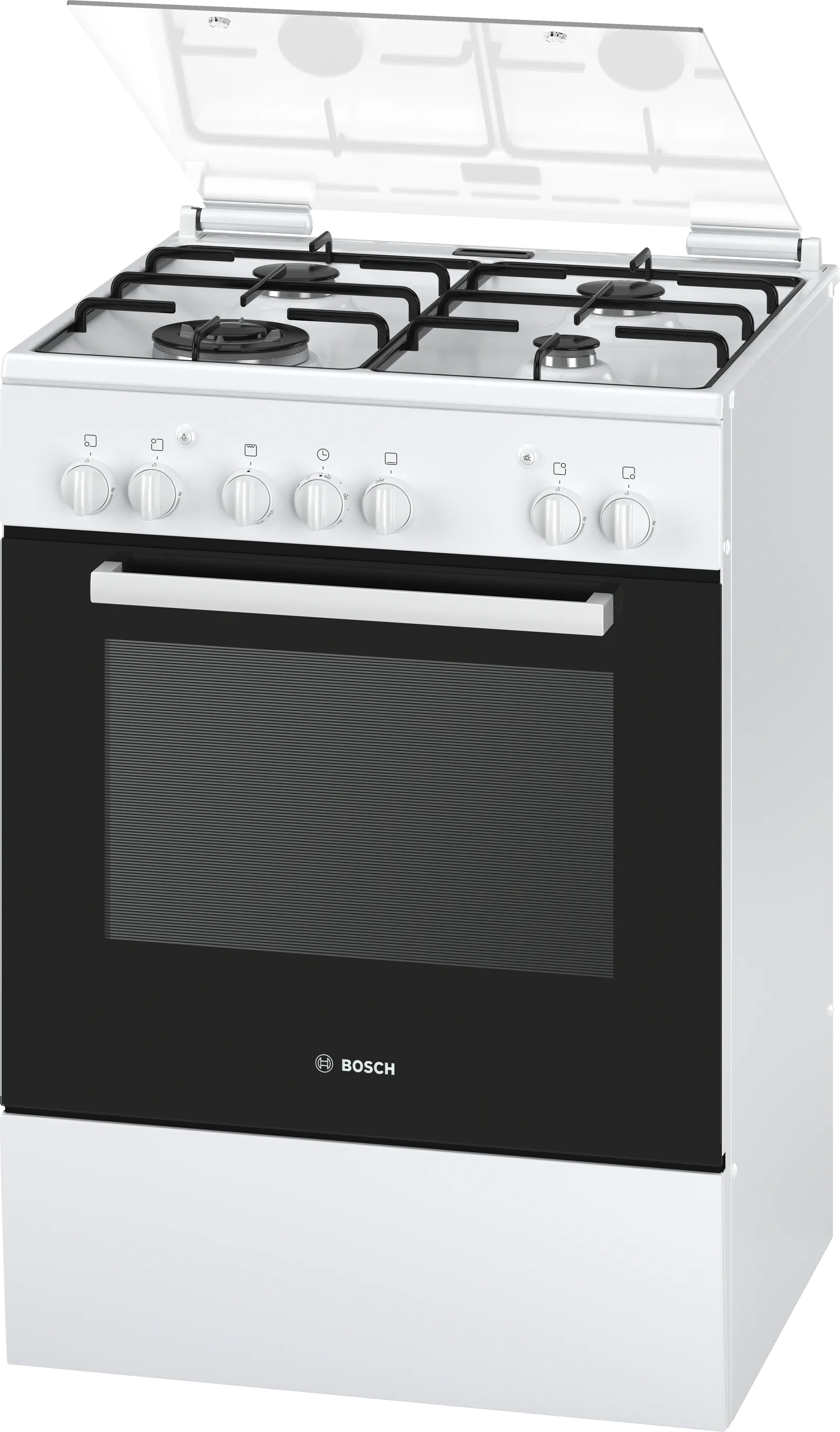 Series 2 Freestanding gas cooker White