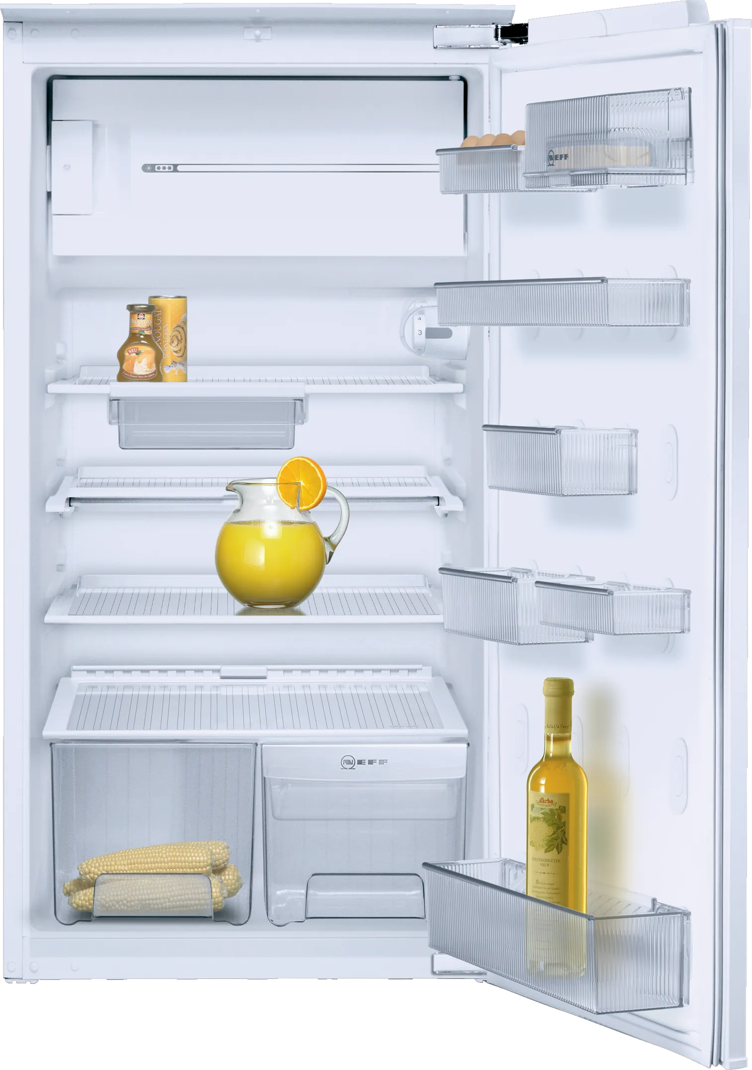  built-in fridge with freezer section 103 x 56 cm