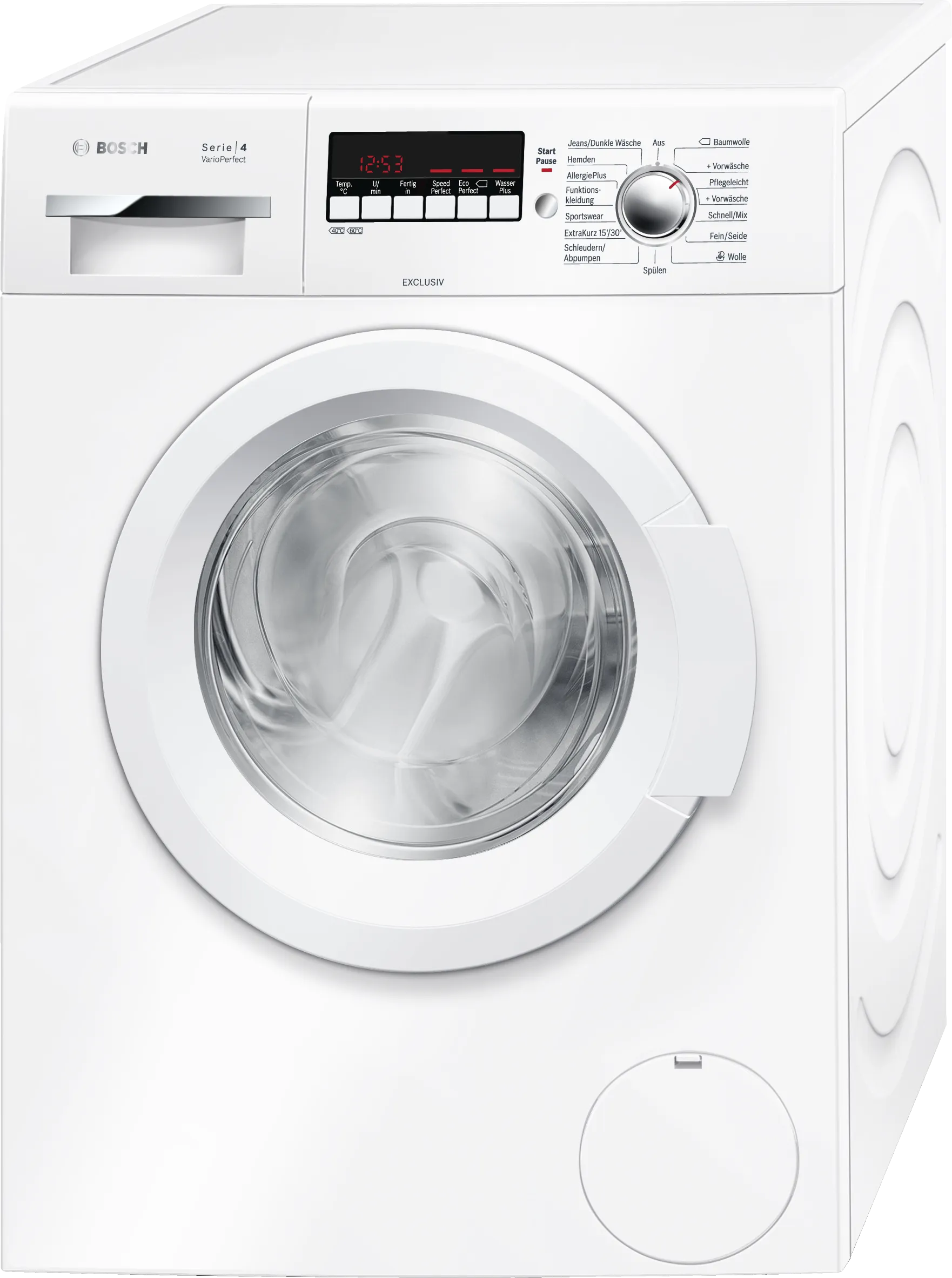 Series 4 washing machine, frontloader fullsize 8 kg 1400 rpm