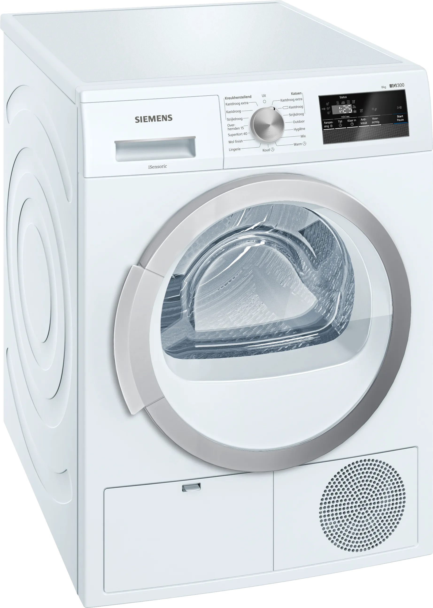 iQ300 condenser tumble dryer 8 kg White