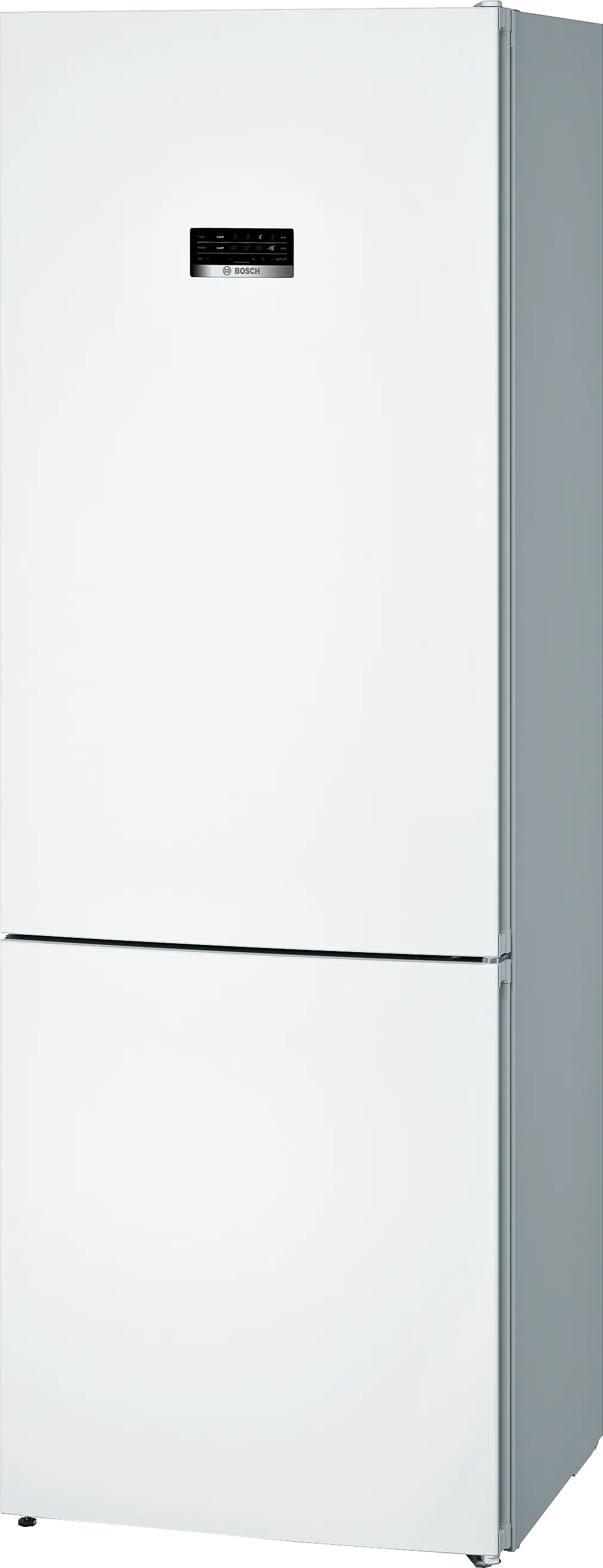 Серия 4 Отдельностоящий холодильник с нижней морозильной камерой 203 x 70 cm Белый 