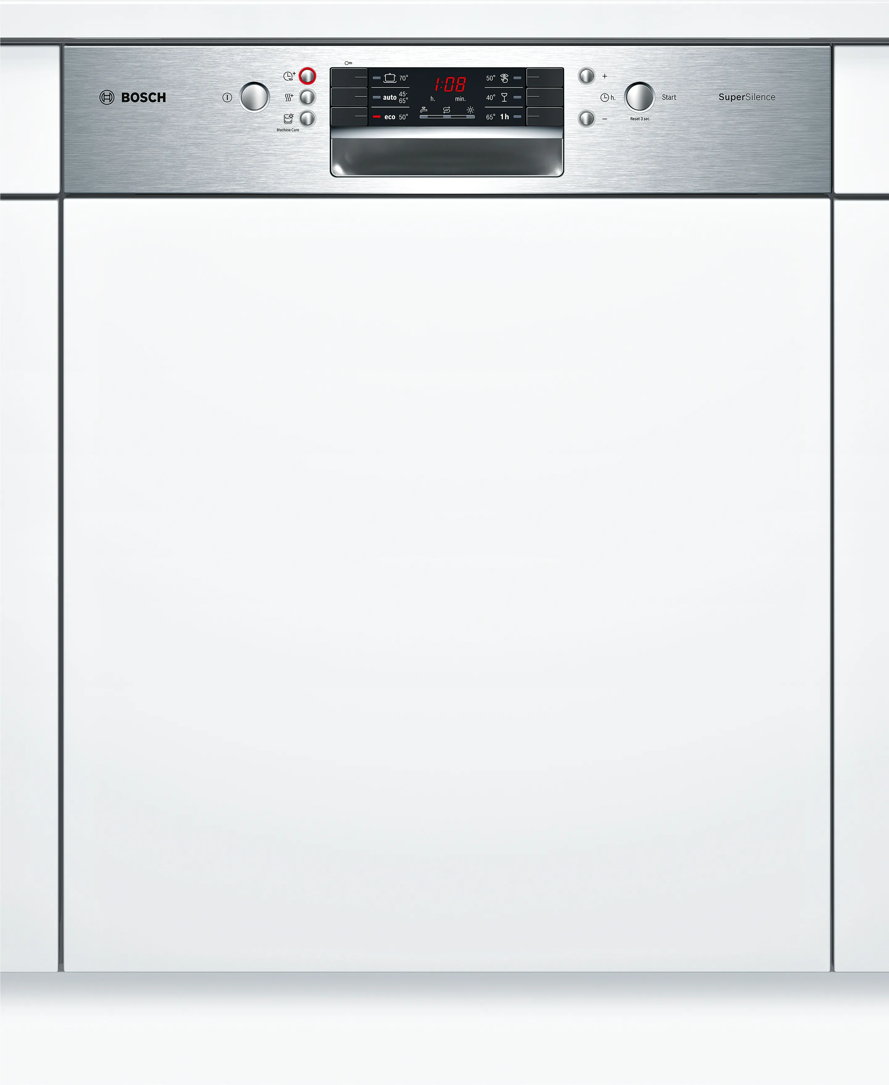 Series 4 semi-integrated dishwasher 60 cm Brushed steel