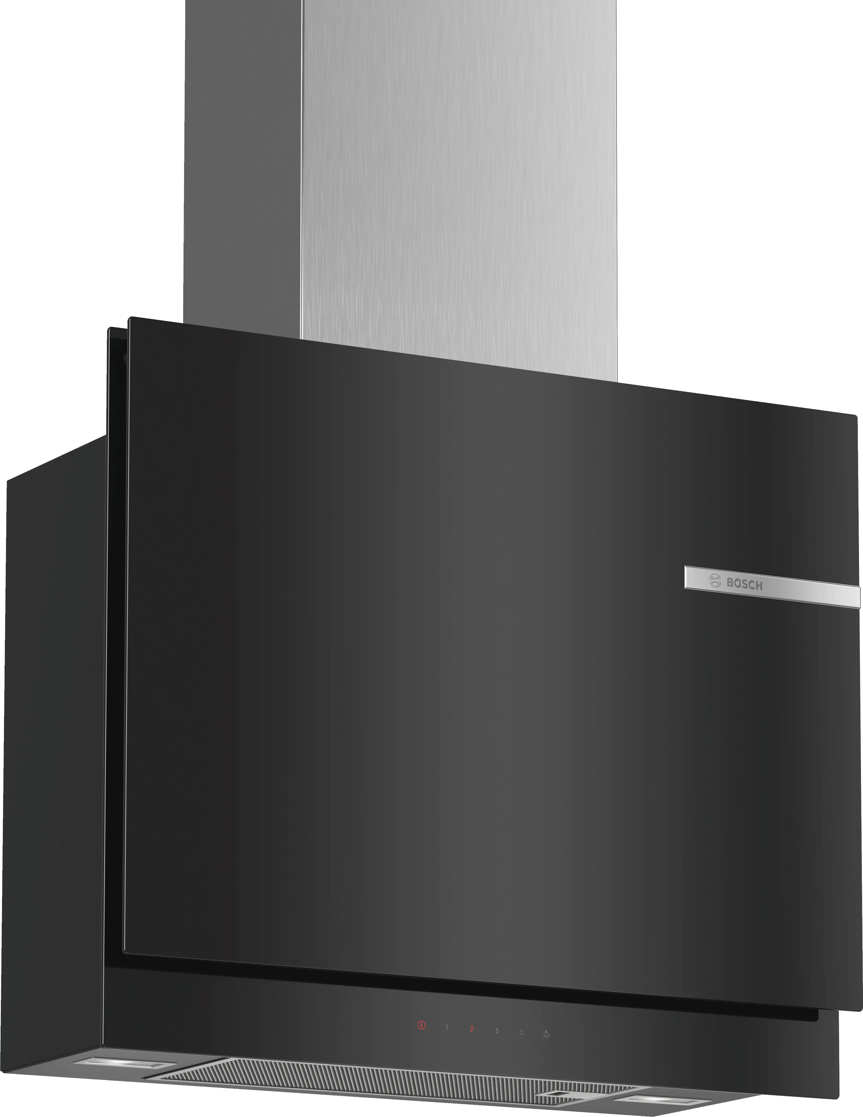 Serija 6 Zidni aspirator 60 cm Crno štampano staklo 