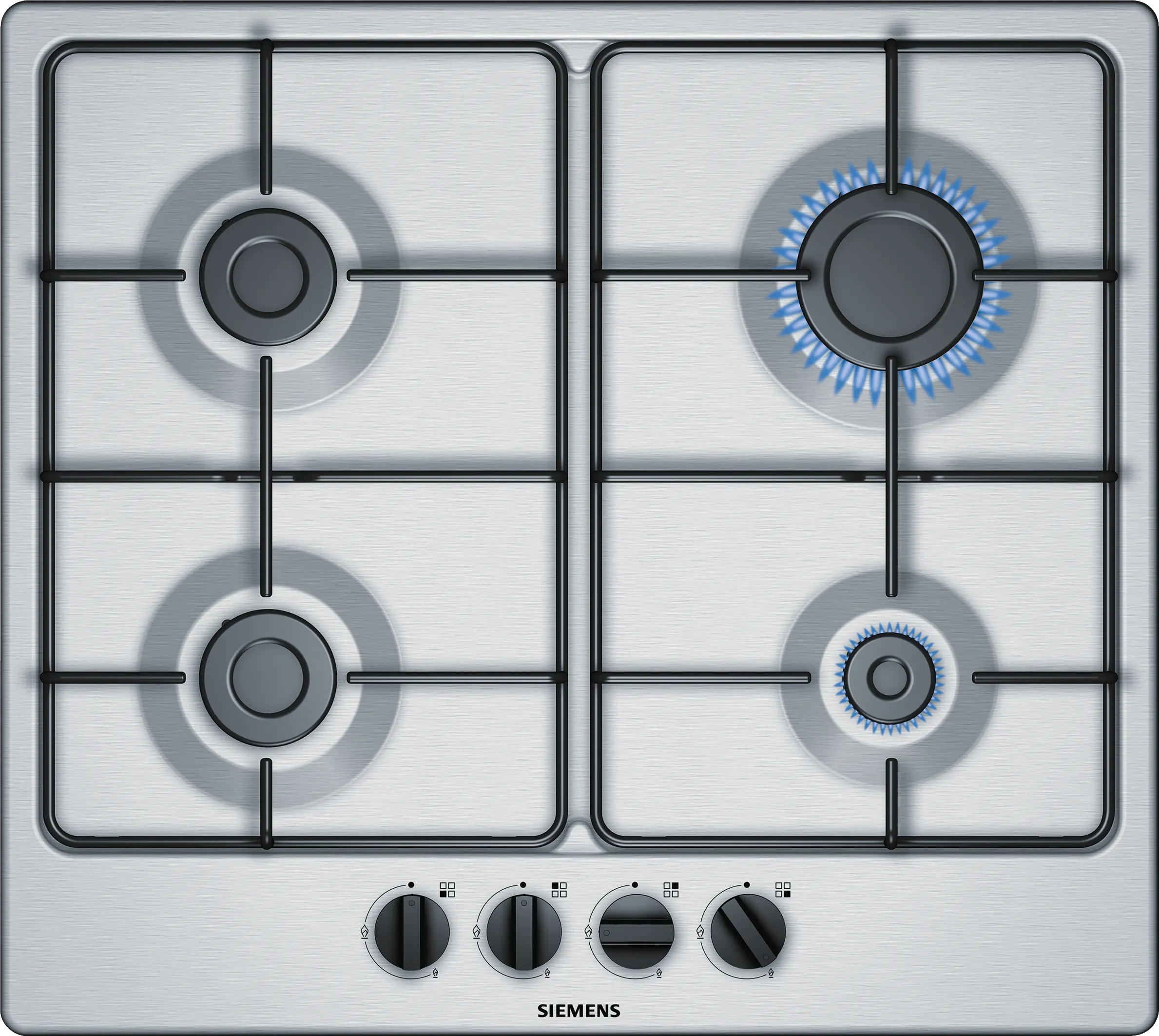iQ100 Gas hob 60 cm Stainless steel