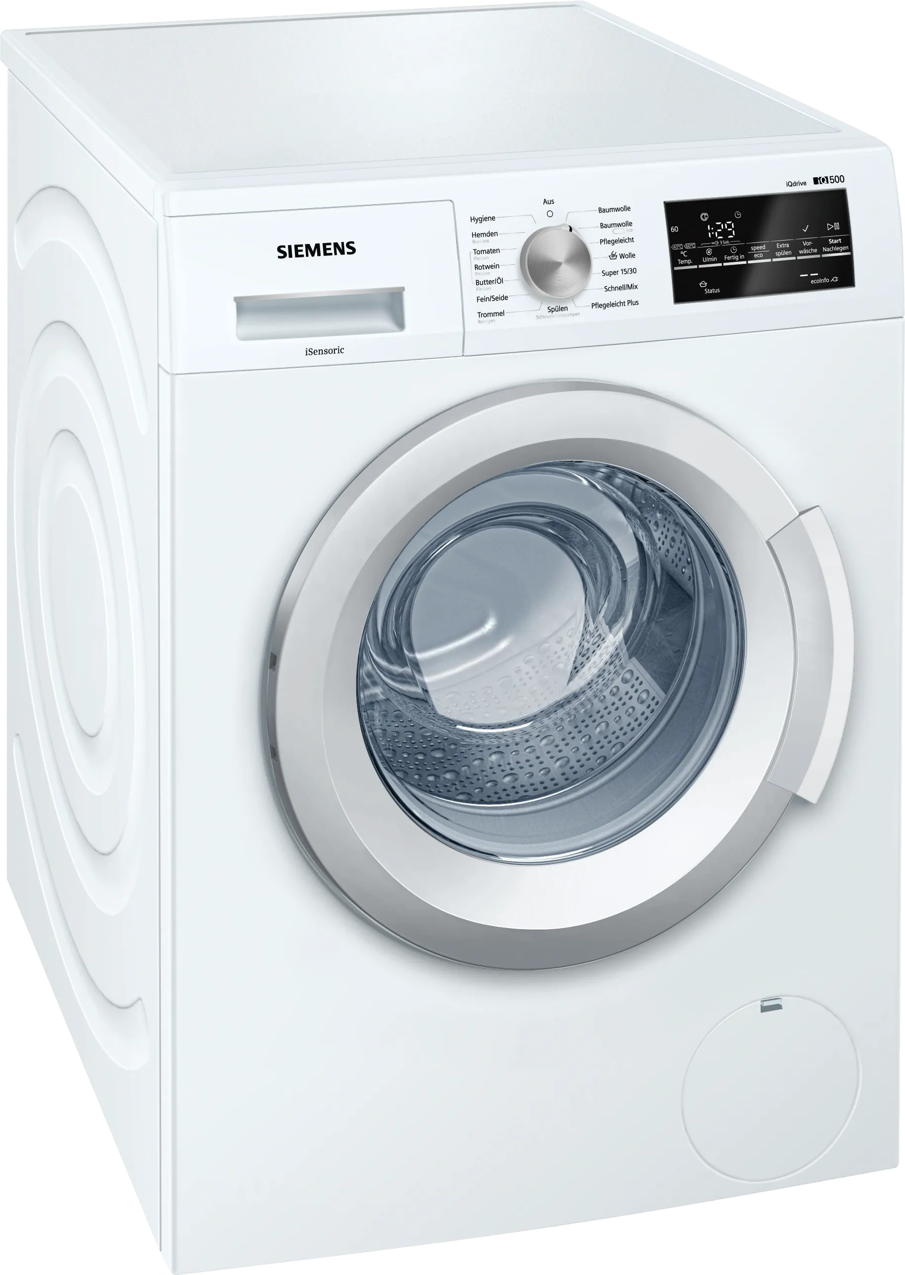 iQ500 washing machine, frontloader fullsize 8 kg 1400 rpm