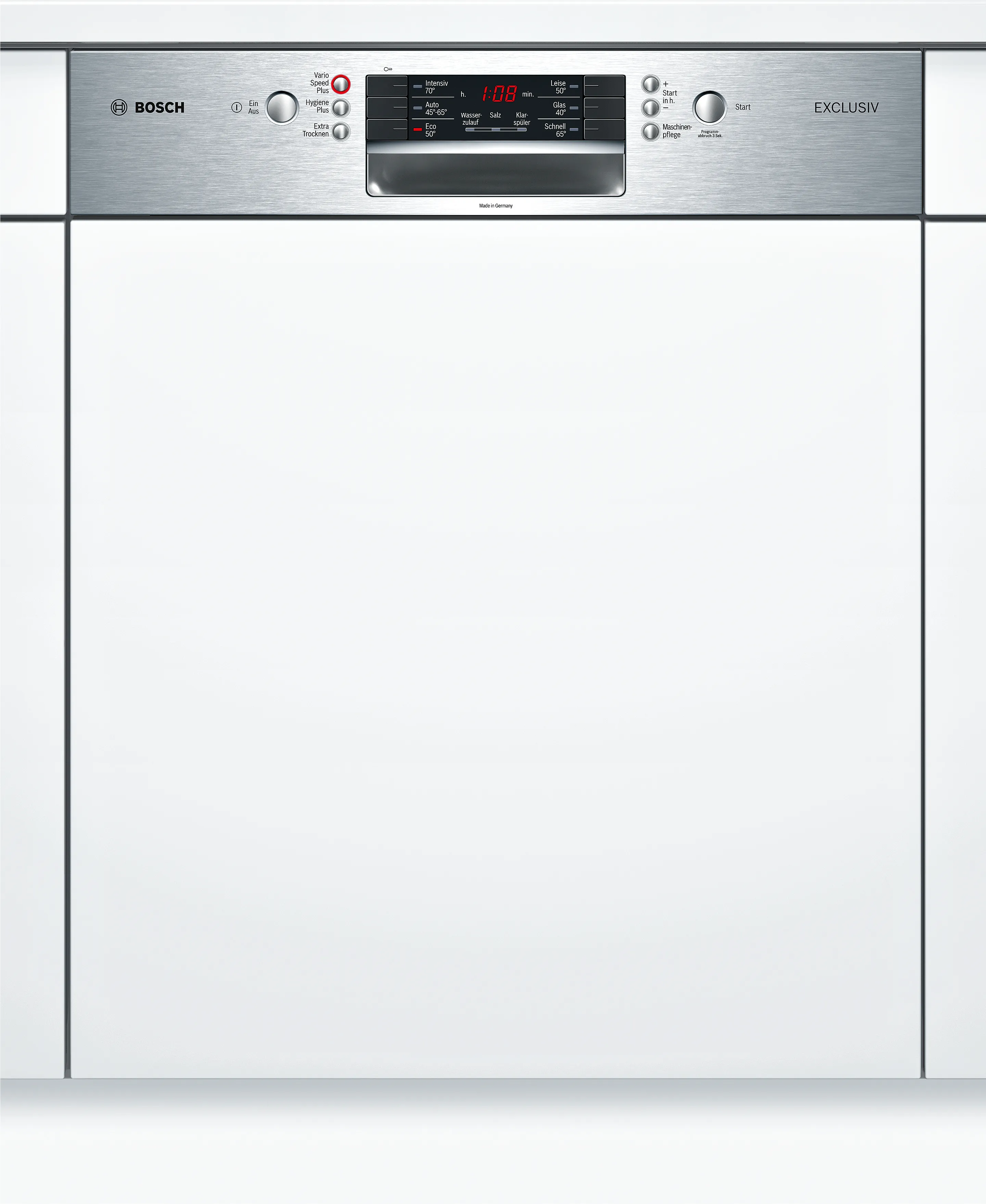 Series 4 semi-integrated dishwasher 60 cm Brushed steel
