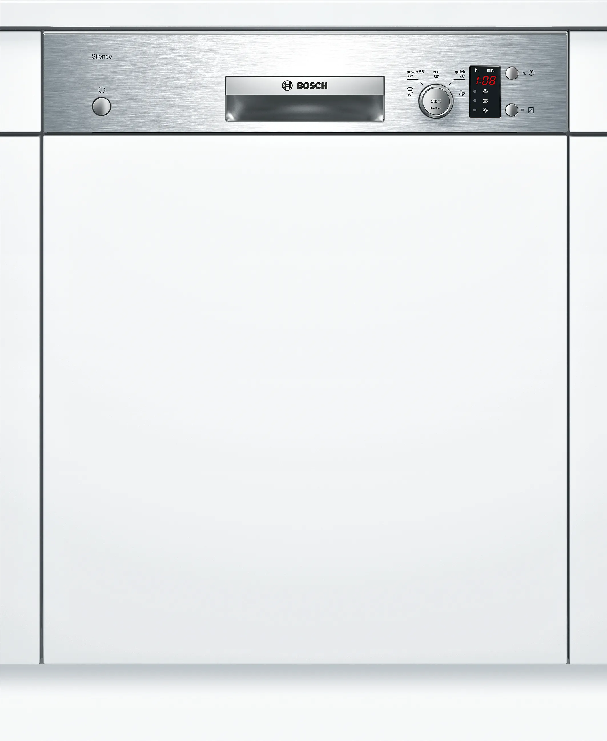 Series 4 semi-integrated dishwasher 60 cm Stainless steel 