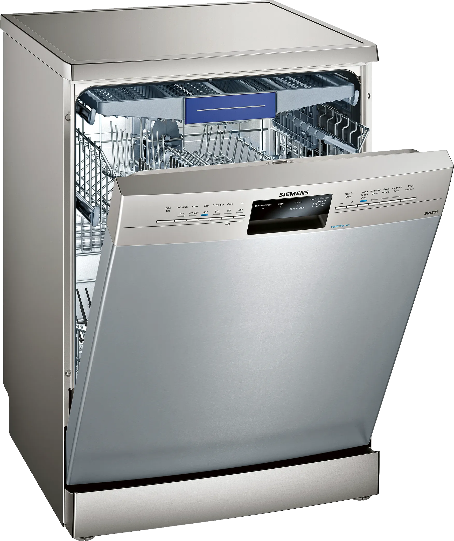 iQ300 free-standing dishwasher 60 cm Brushed steel anti-fingerprint