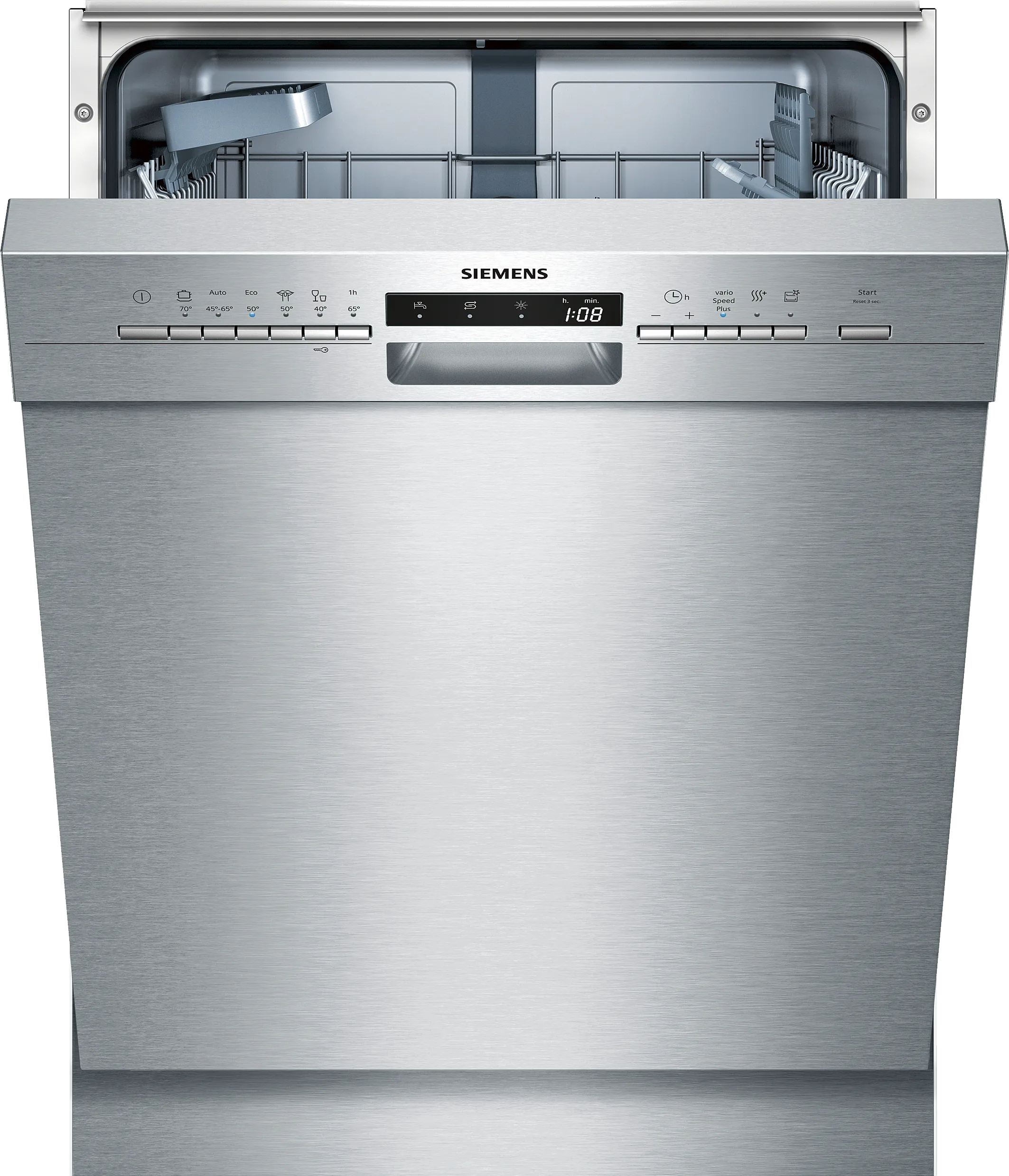 iQ300 built-under dishwasher 60 cm Brushed steel