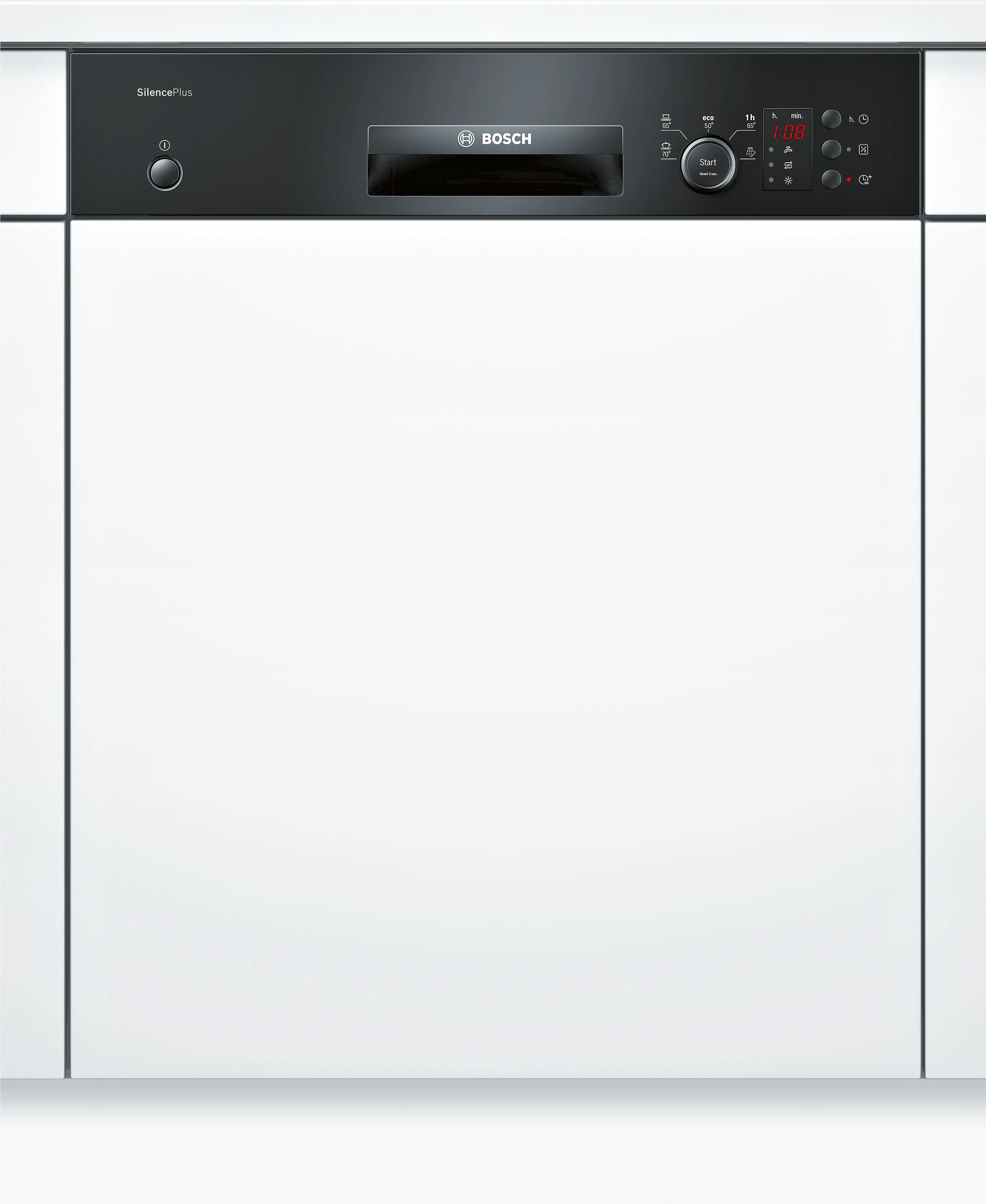 Series 2 semi-integrated dishwasher 60 cm Black