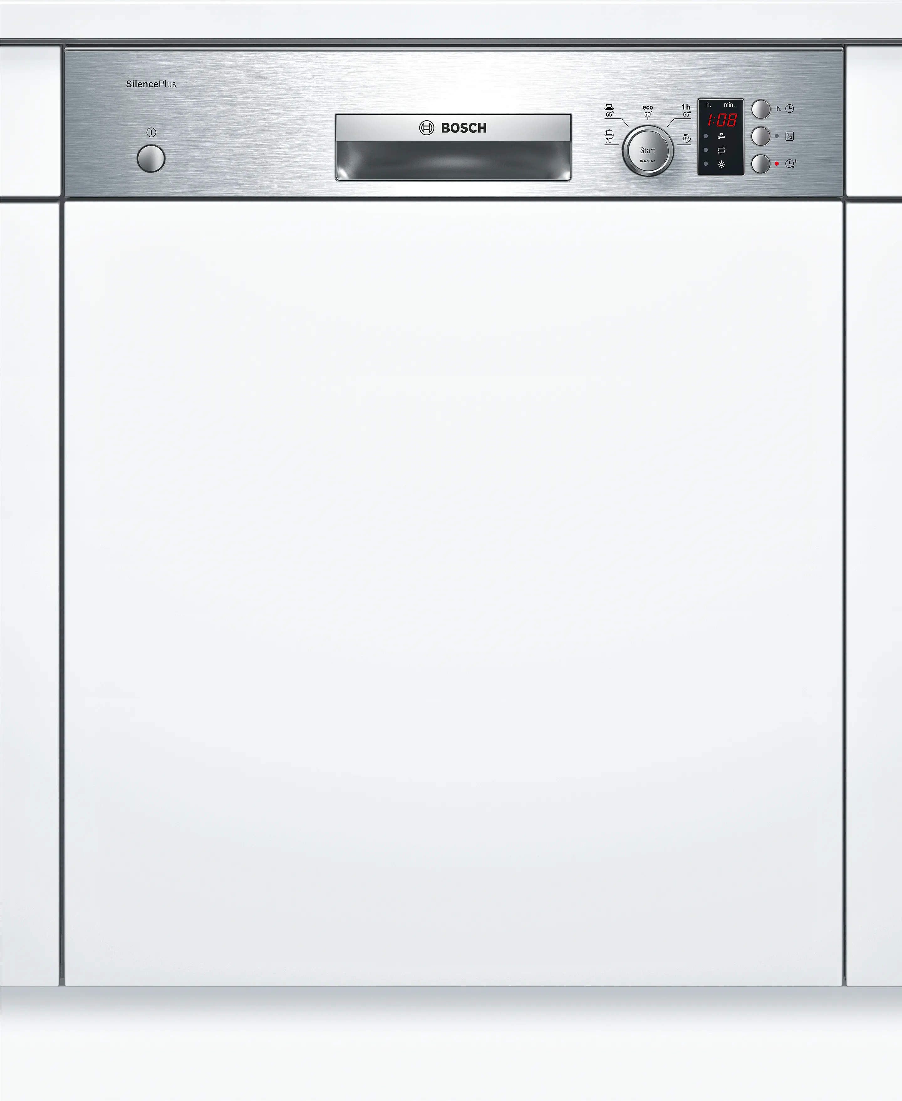 Series 2 semi-integrated dishwasher 60 cm Brushed steel