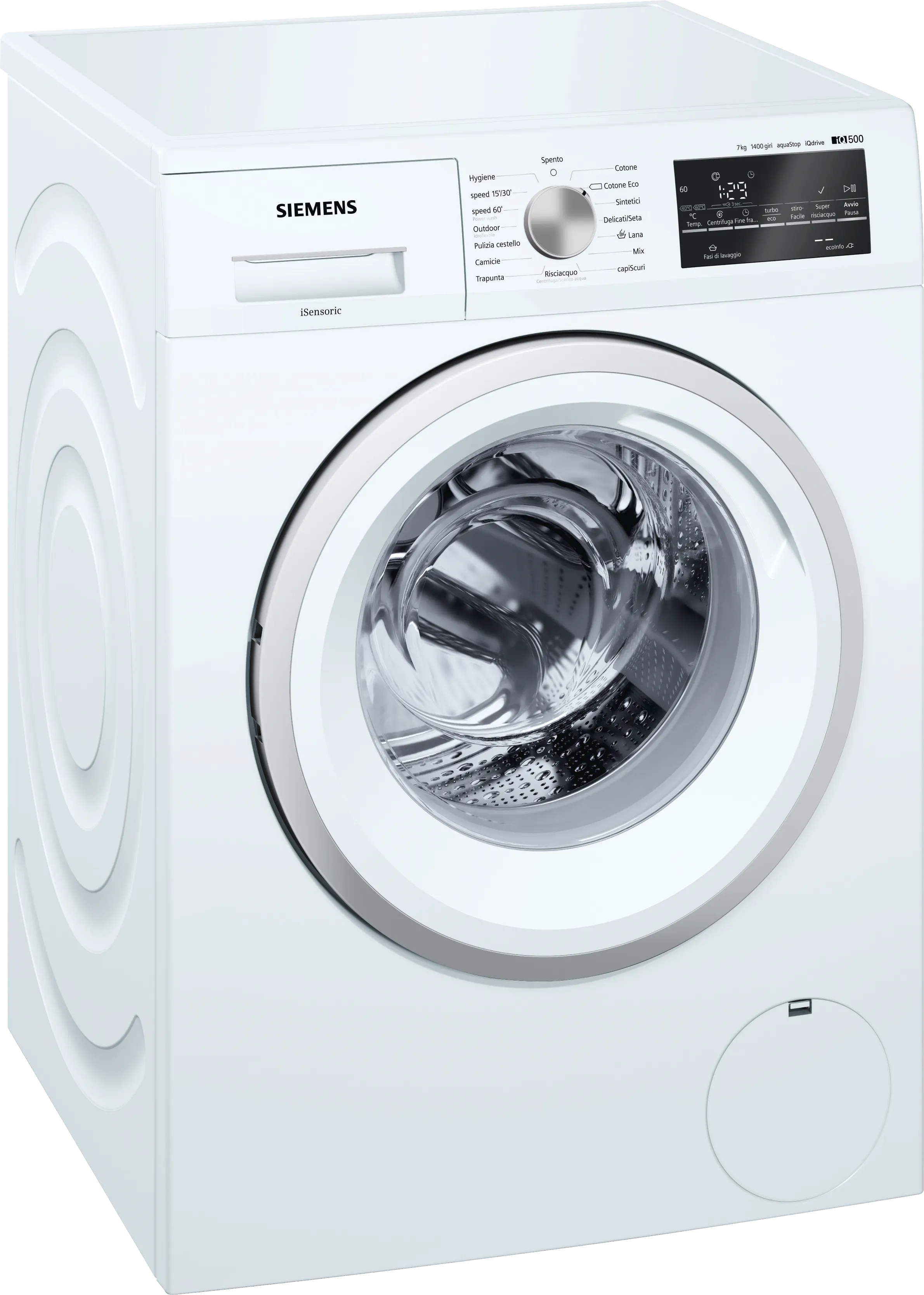iQ500 washing machine, frontloader fullsize 7 kg 1400 rpm