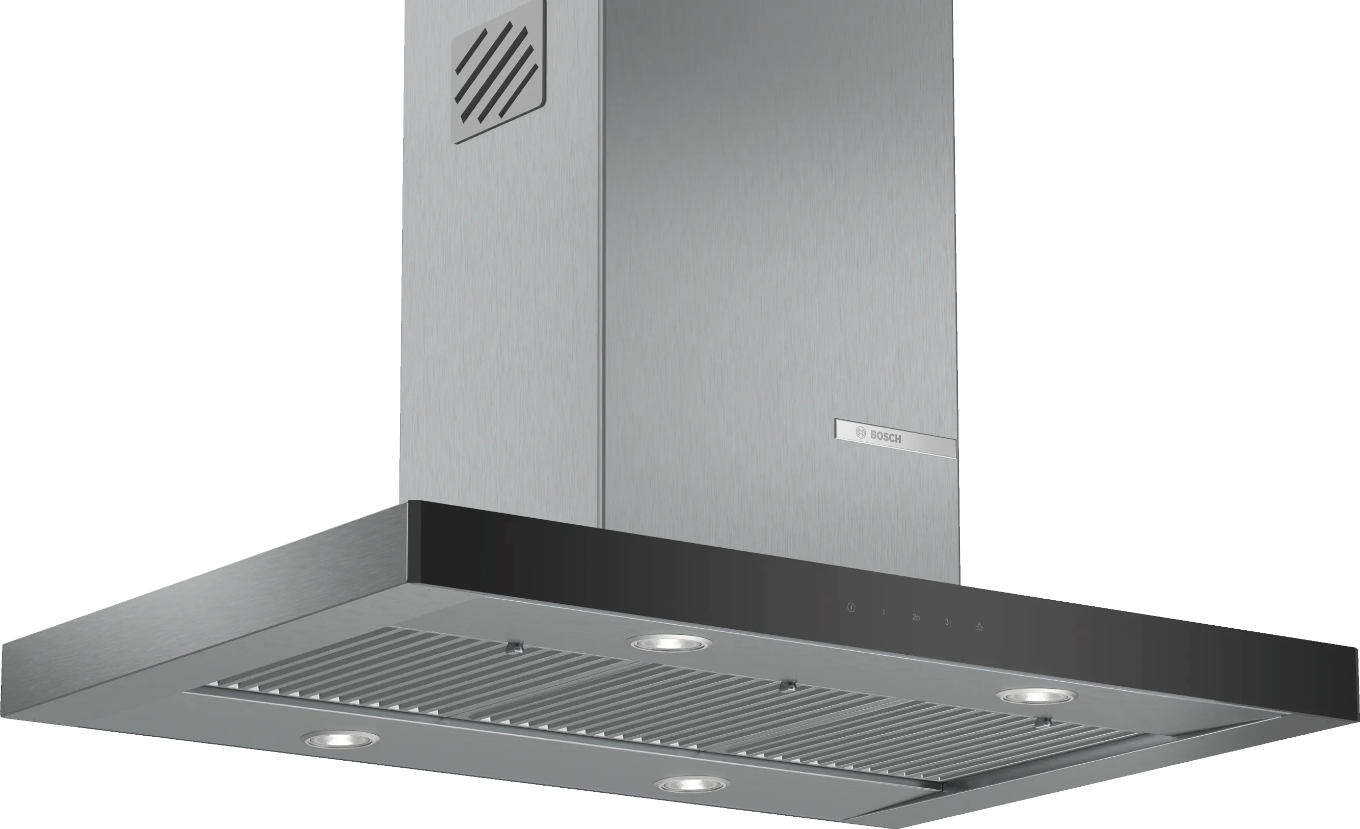 Series 4 island cooker hood 90 cm Stainless Steel
