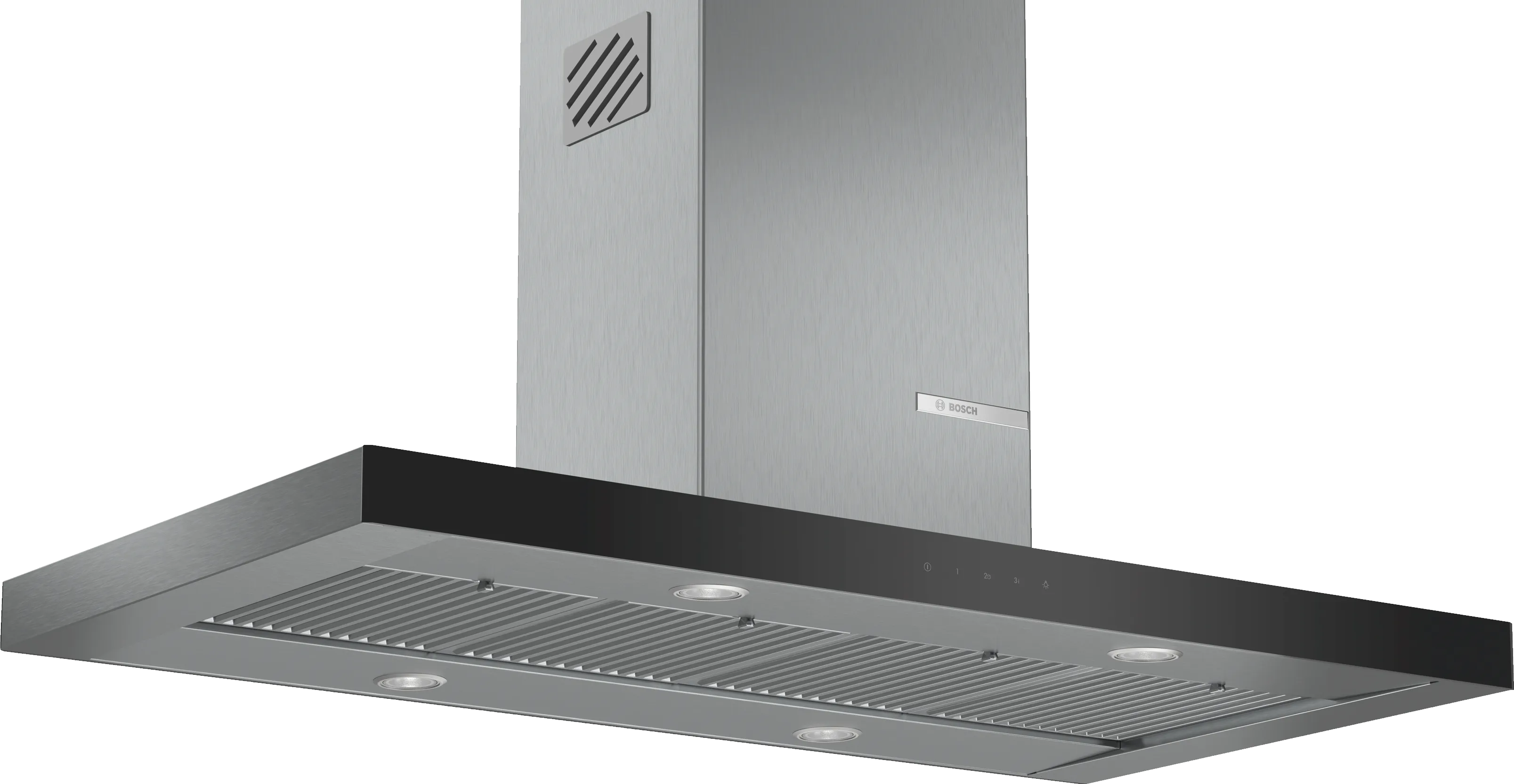 Series 4 island cooker hood 120 cm Stainless Steel