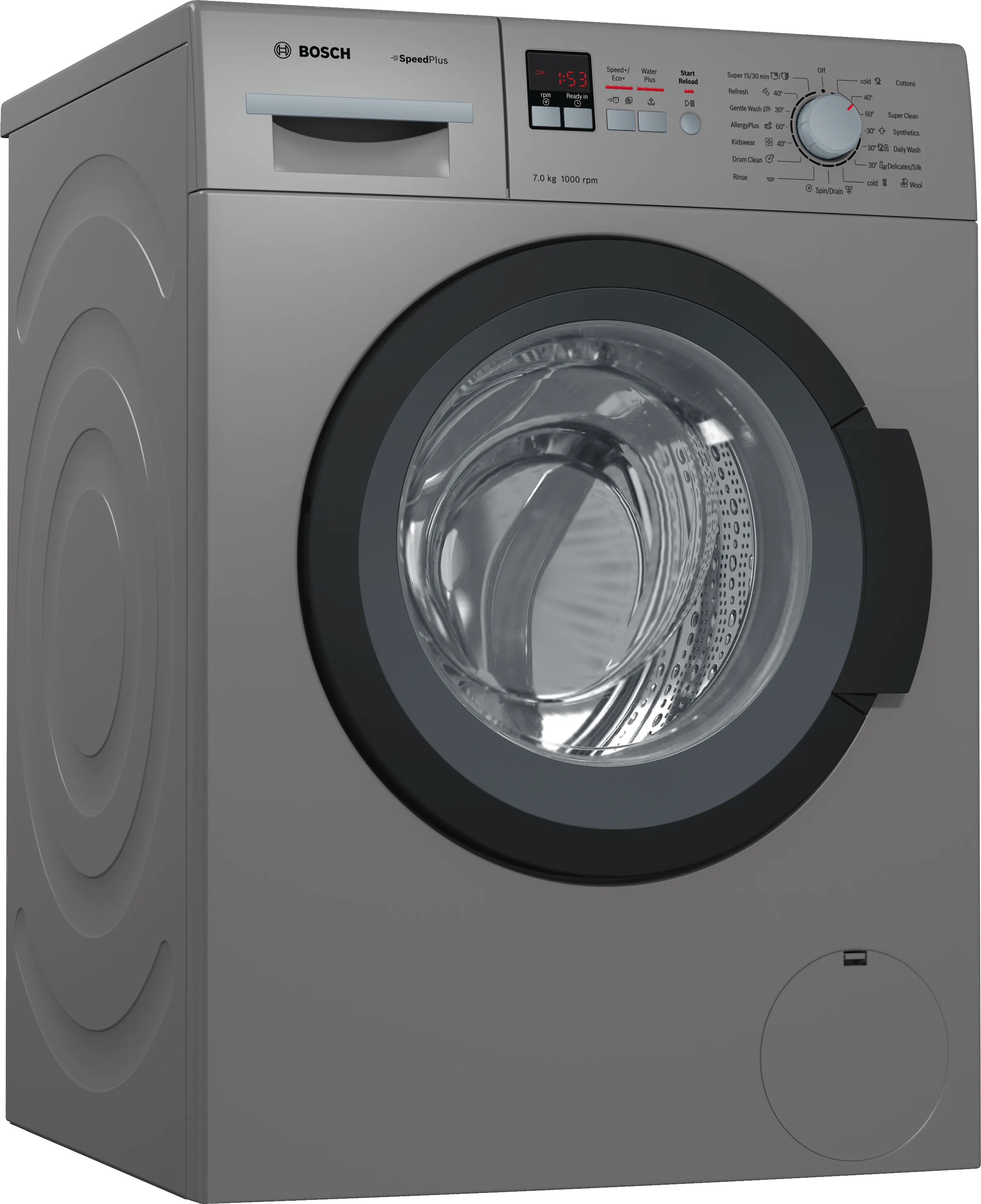 Series 4 washing machine, frontloader fullsize 7 kg 1000 rpm