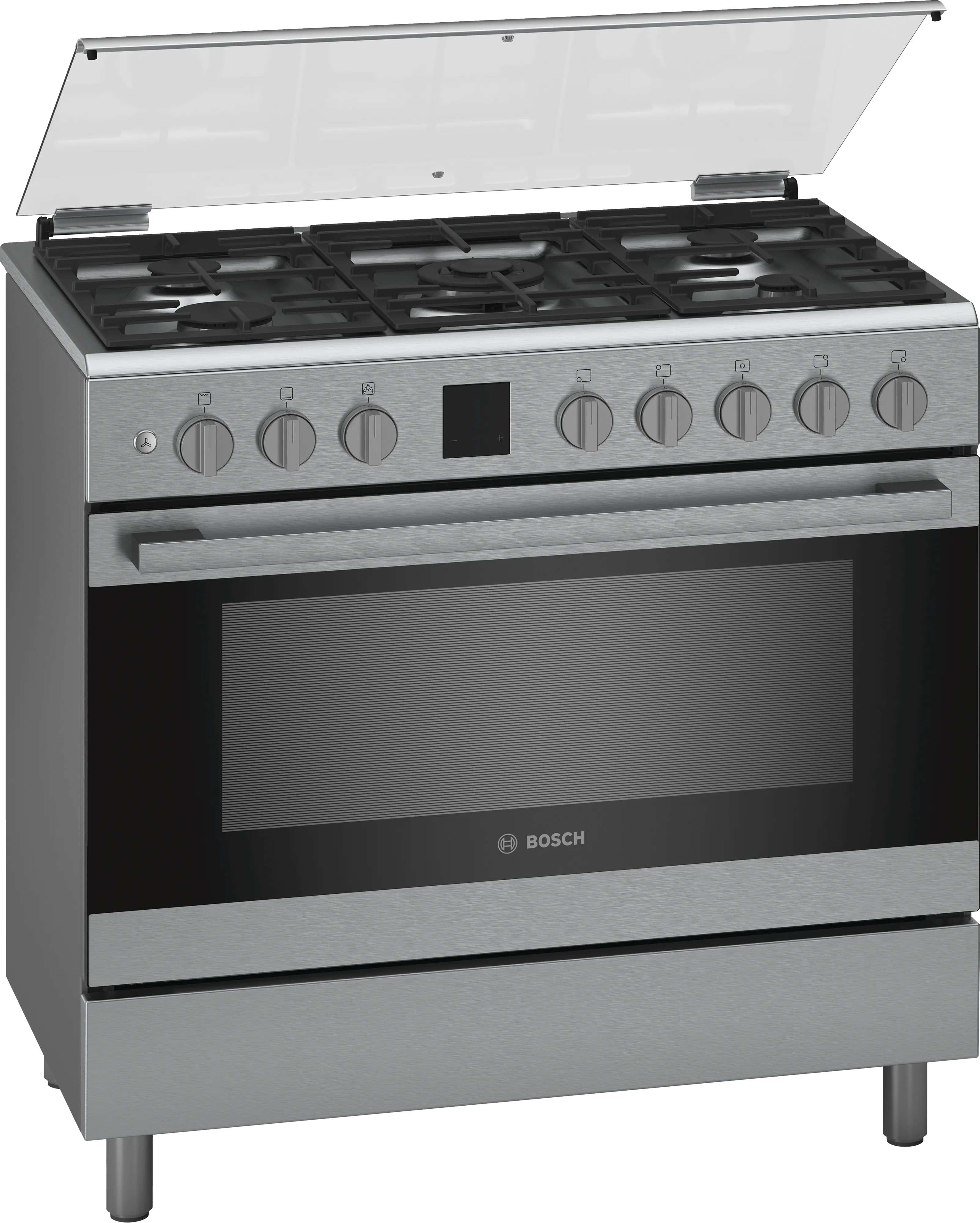 Gas range cooker Stainless steel 