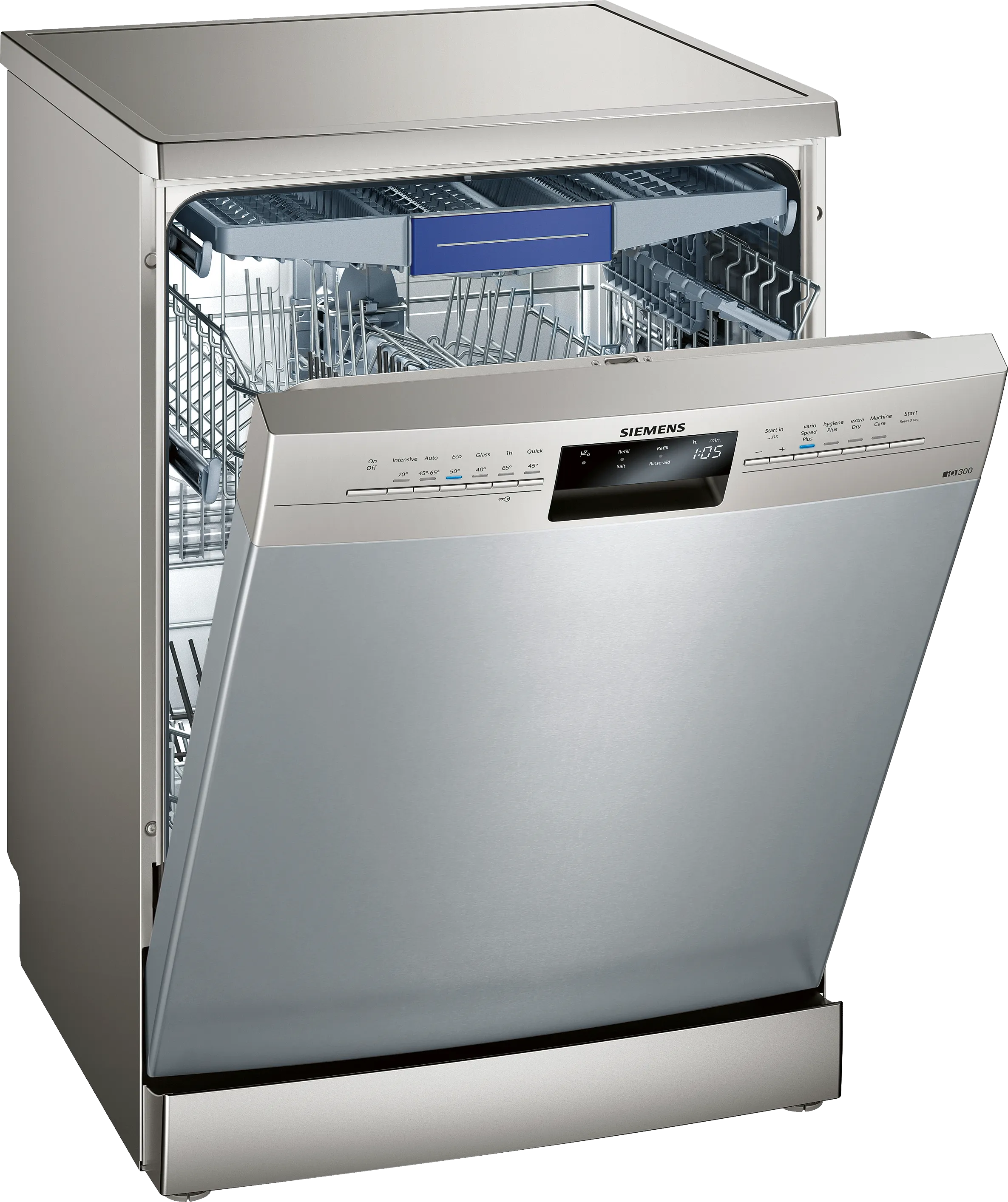 iQ300 Free-standing dishwasher 60 cm silver inox 