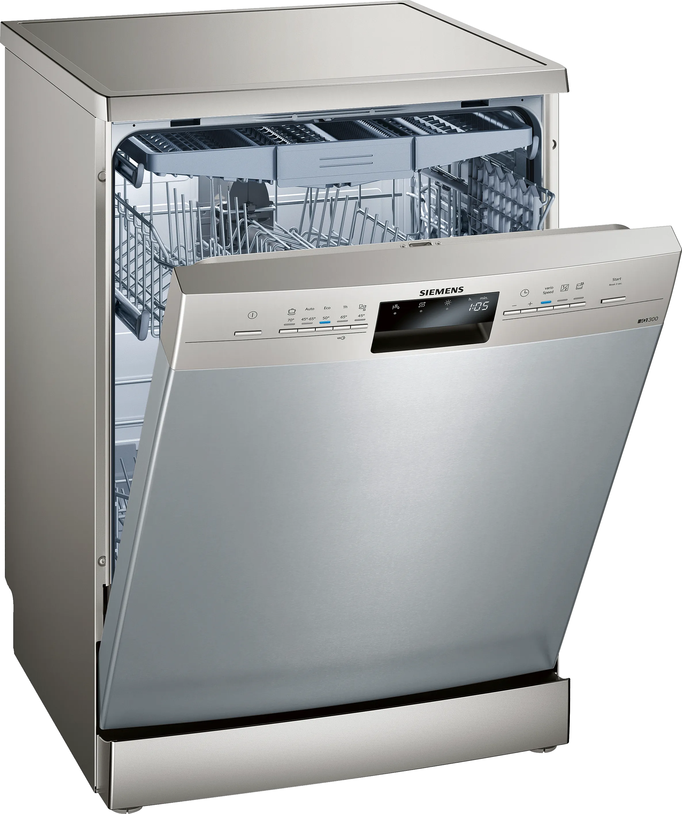 iQ300 free-standing dishwasher 60 cm Brushed steel anti-fingerprint