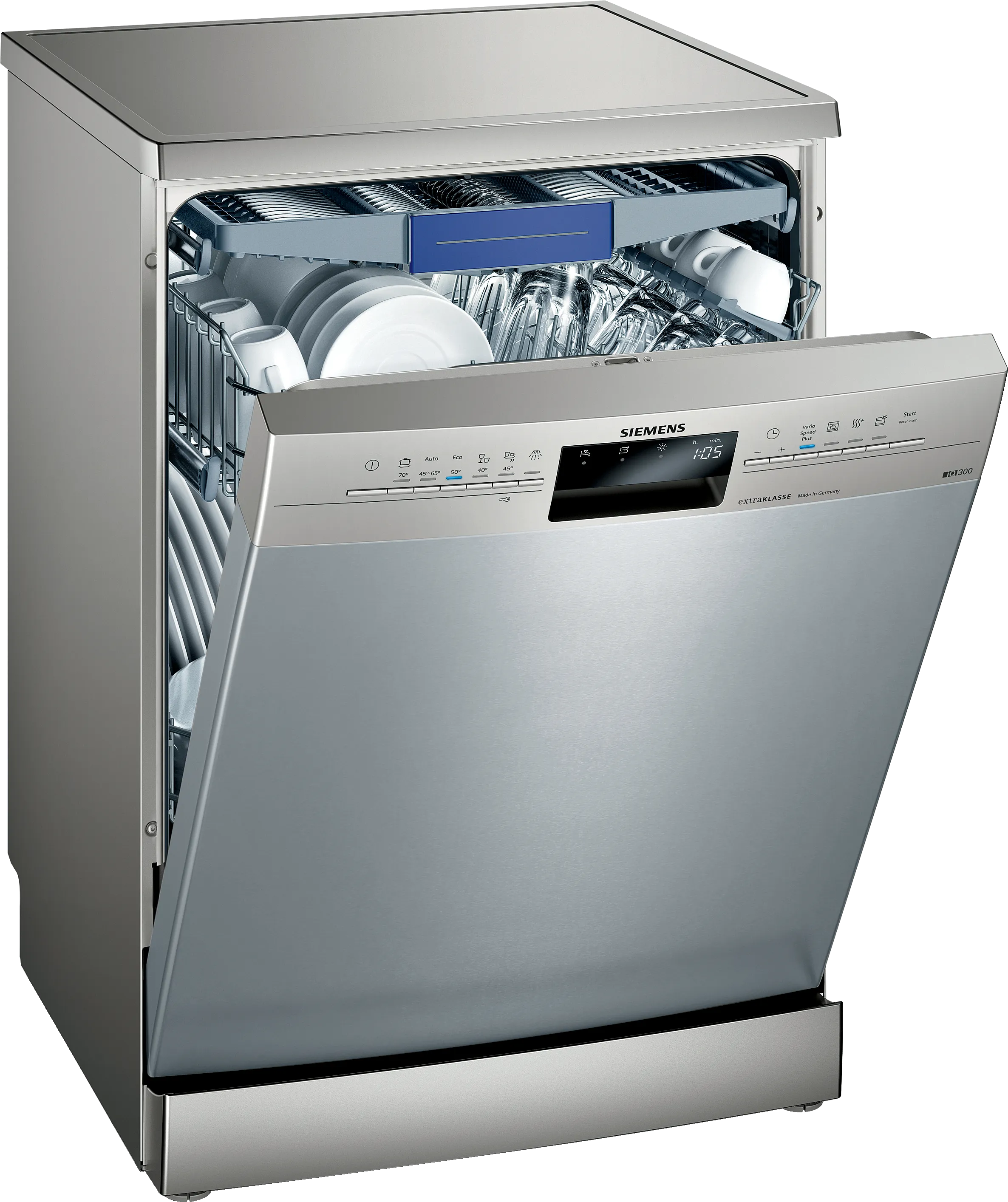 iQ300 free-standing dishwasher 60 cm Brushed steel anti-fingerprint