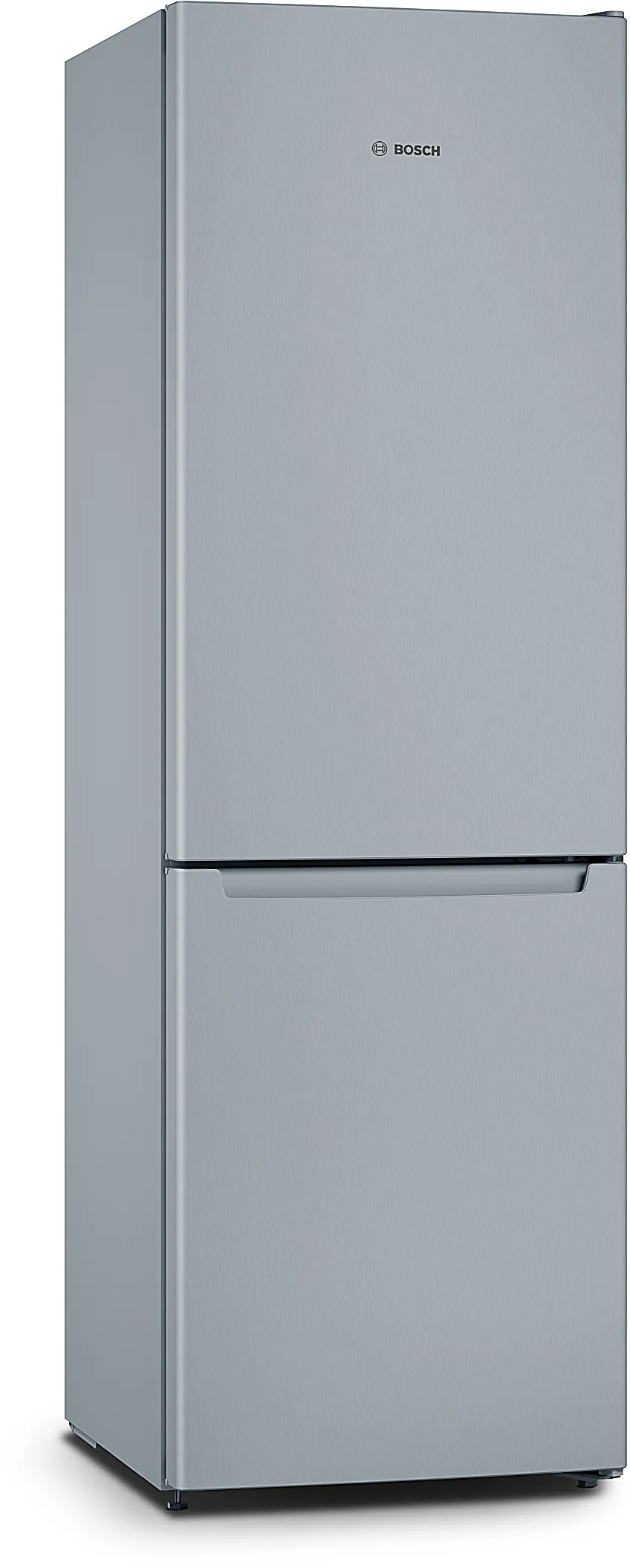 Series 2 Freestanding Fridge-freezer (Bottom freezer) 186 x 60 cm Inox-look 