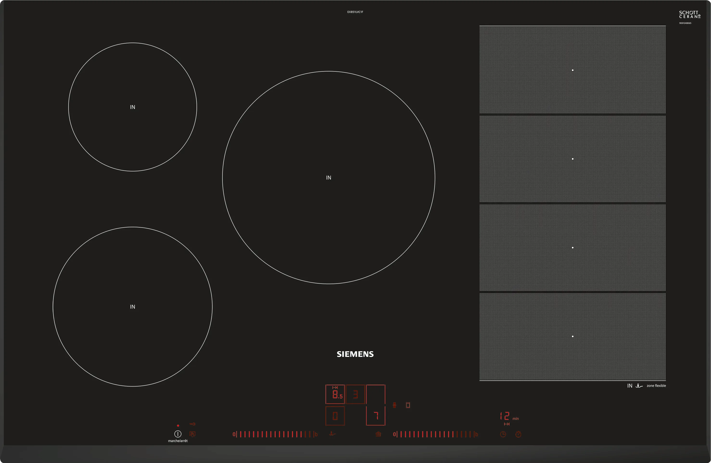 iQ700 Table à induction 80 cm sans cadre