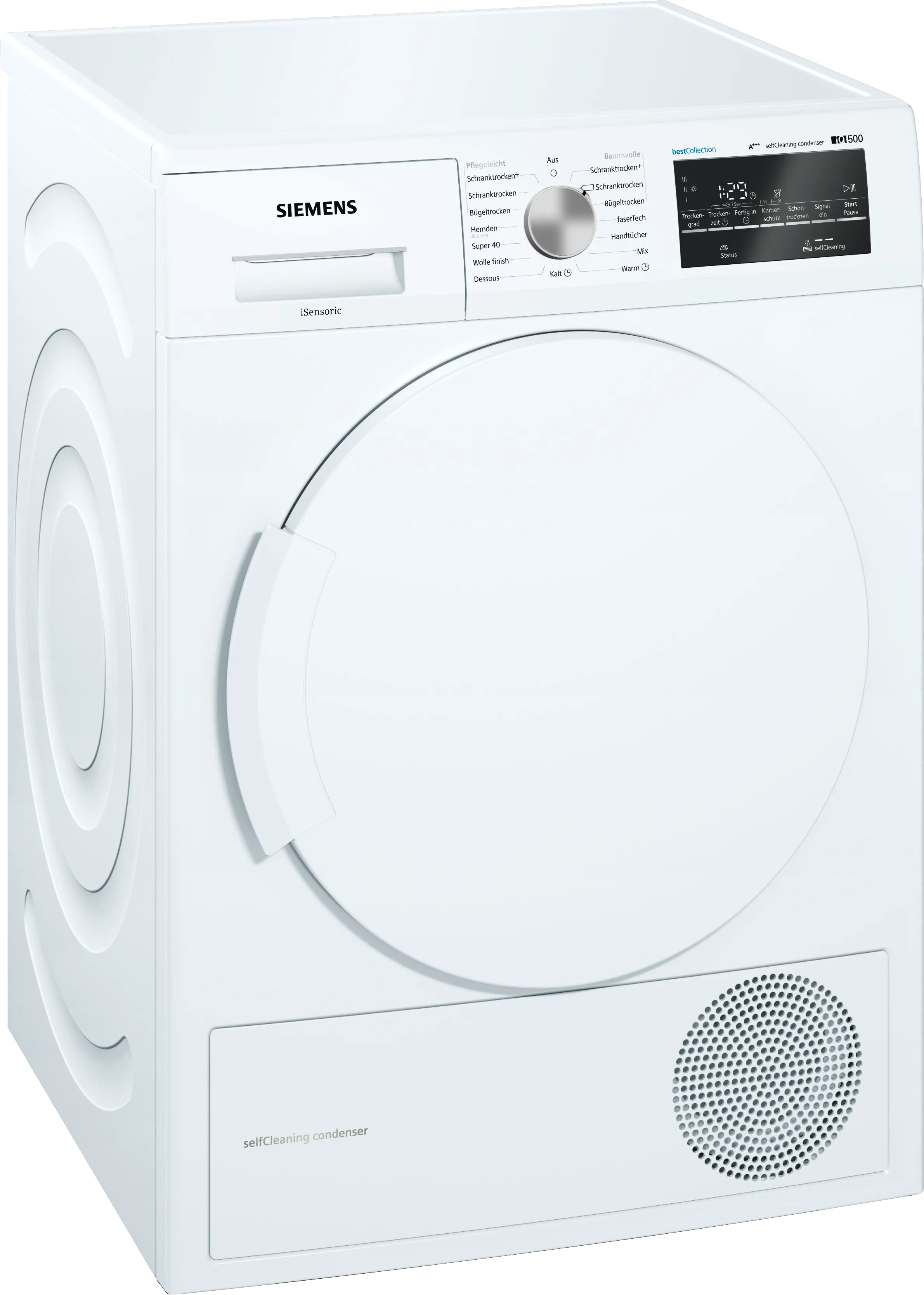 iQ500 heat pump dryer 8 kg White