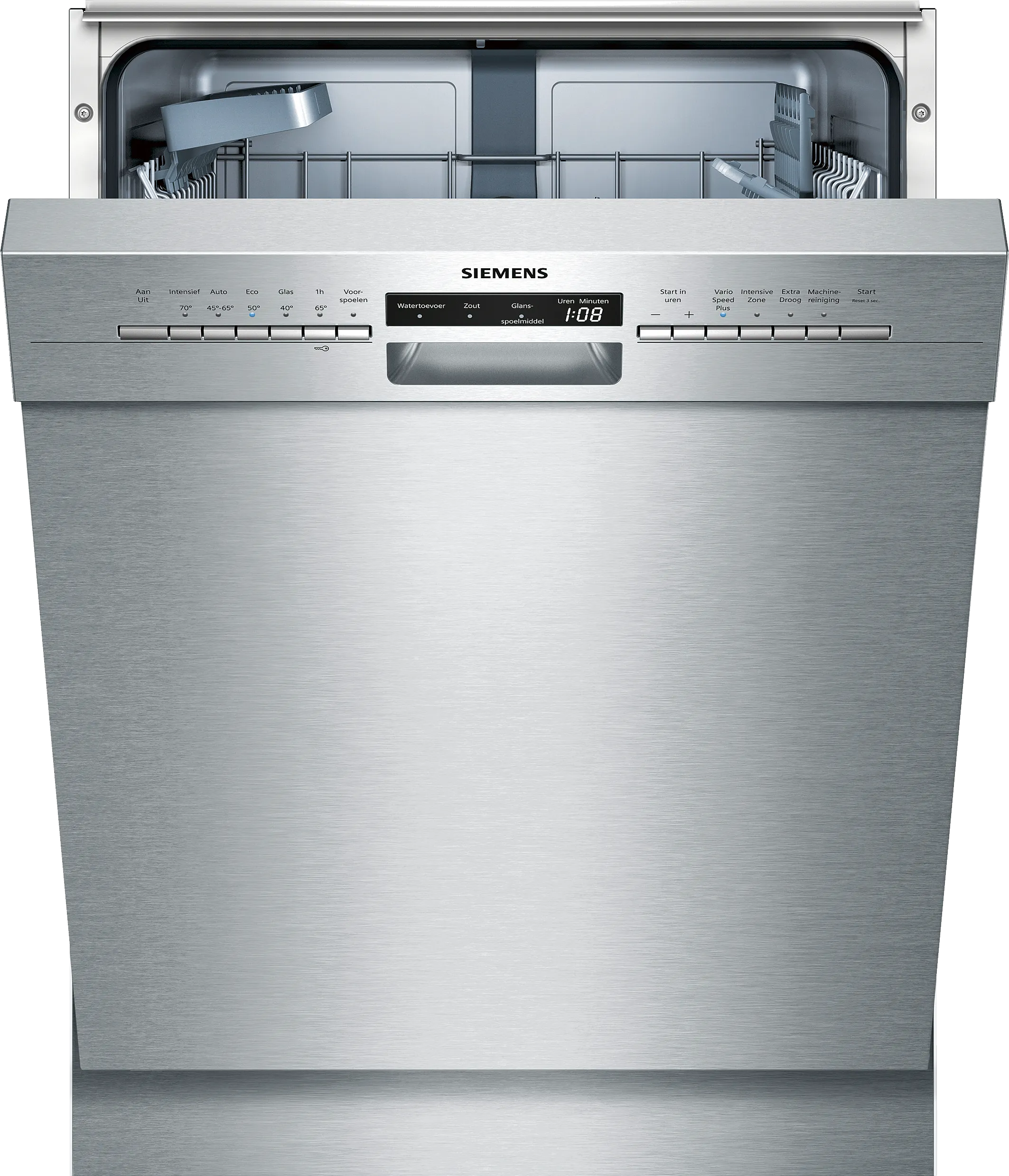 iQ300 built-under dishwasher 60 cm Brushed steel
