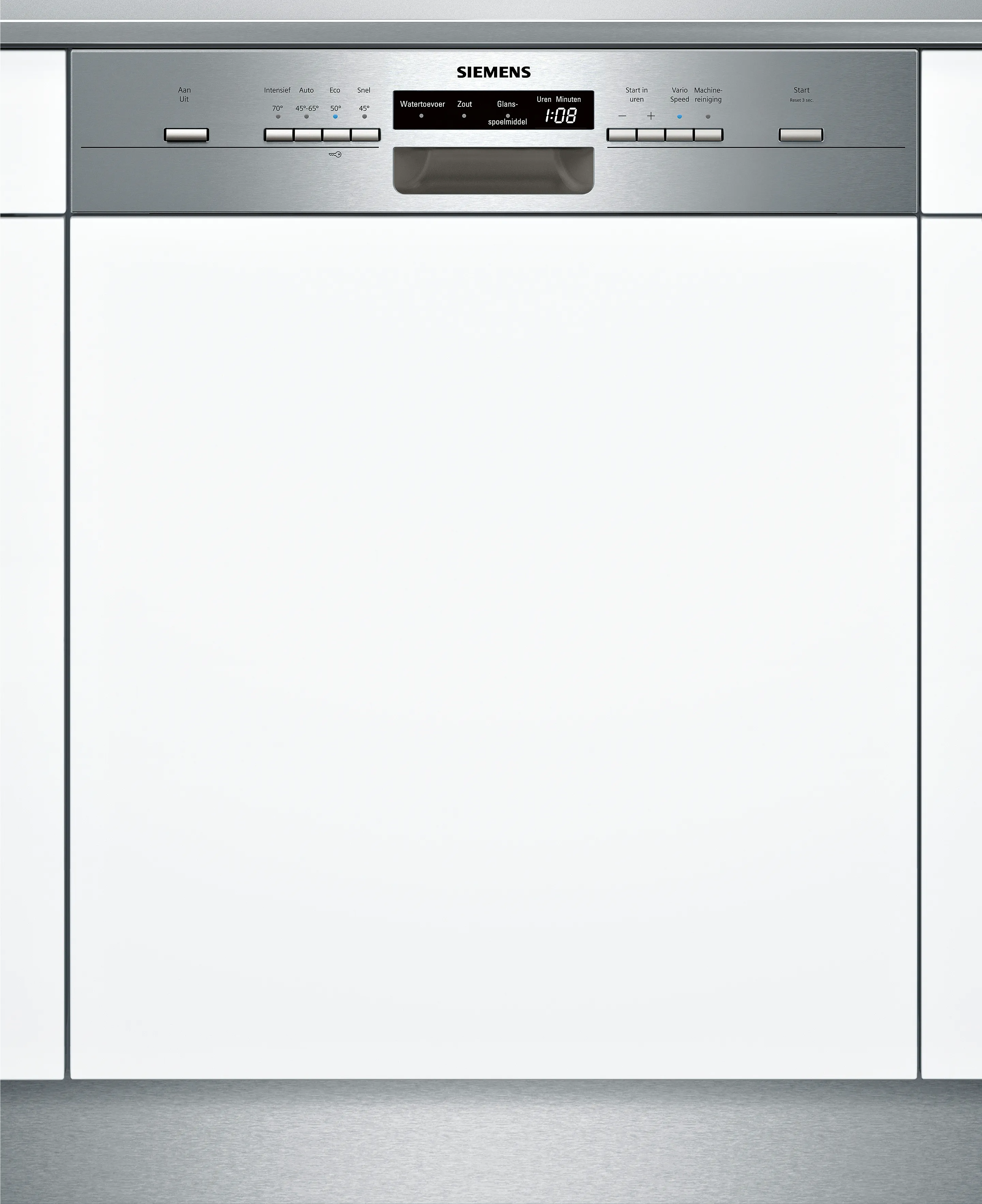 iQ300 semi-integrated dishwasher 60 cm Brushed steel