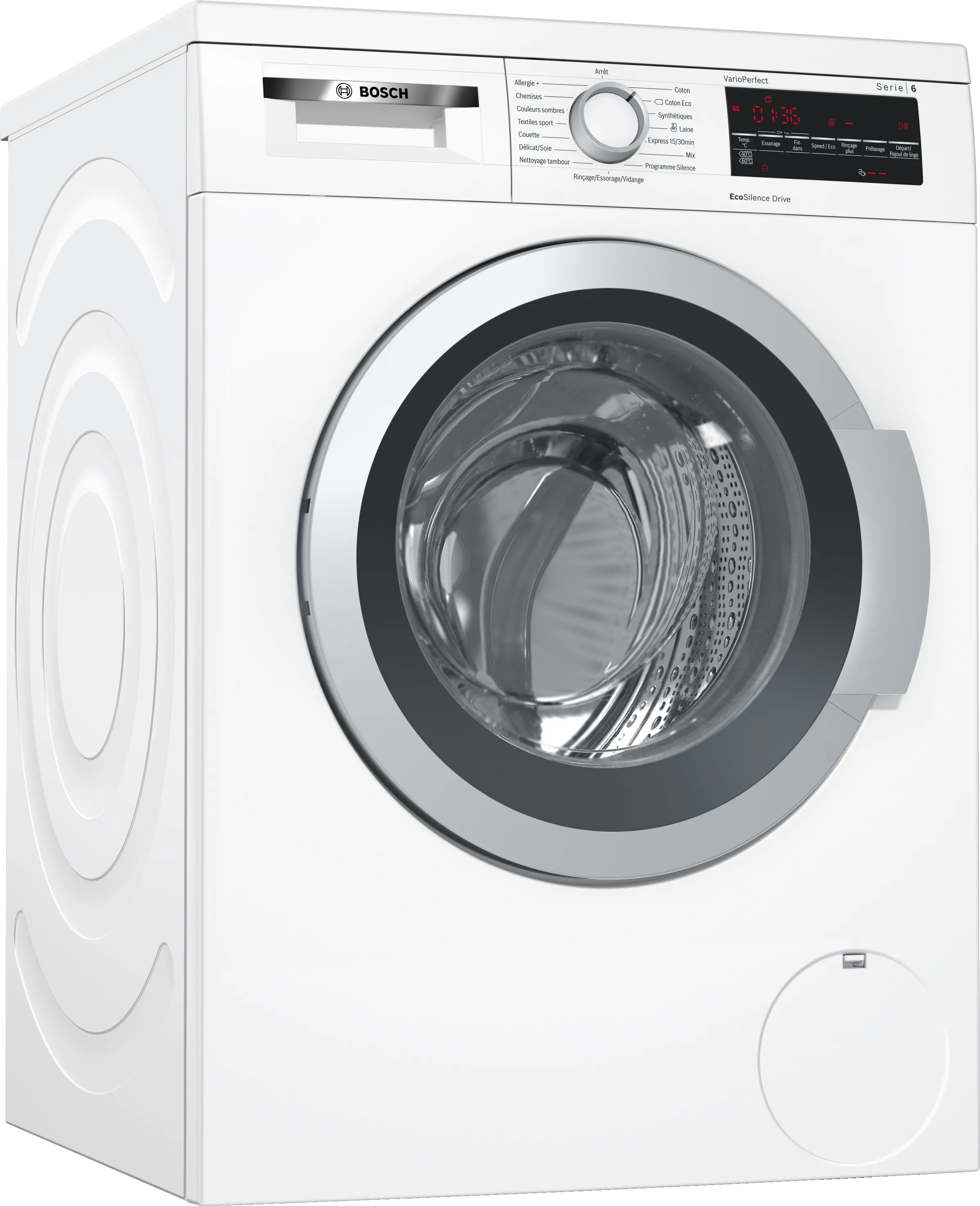 Series 6 washing machine, frontloader fullsize 8 kg 1400 rpm
