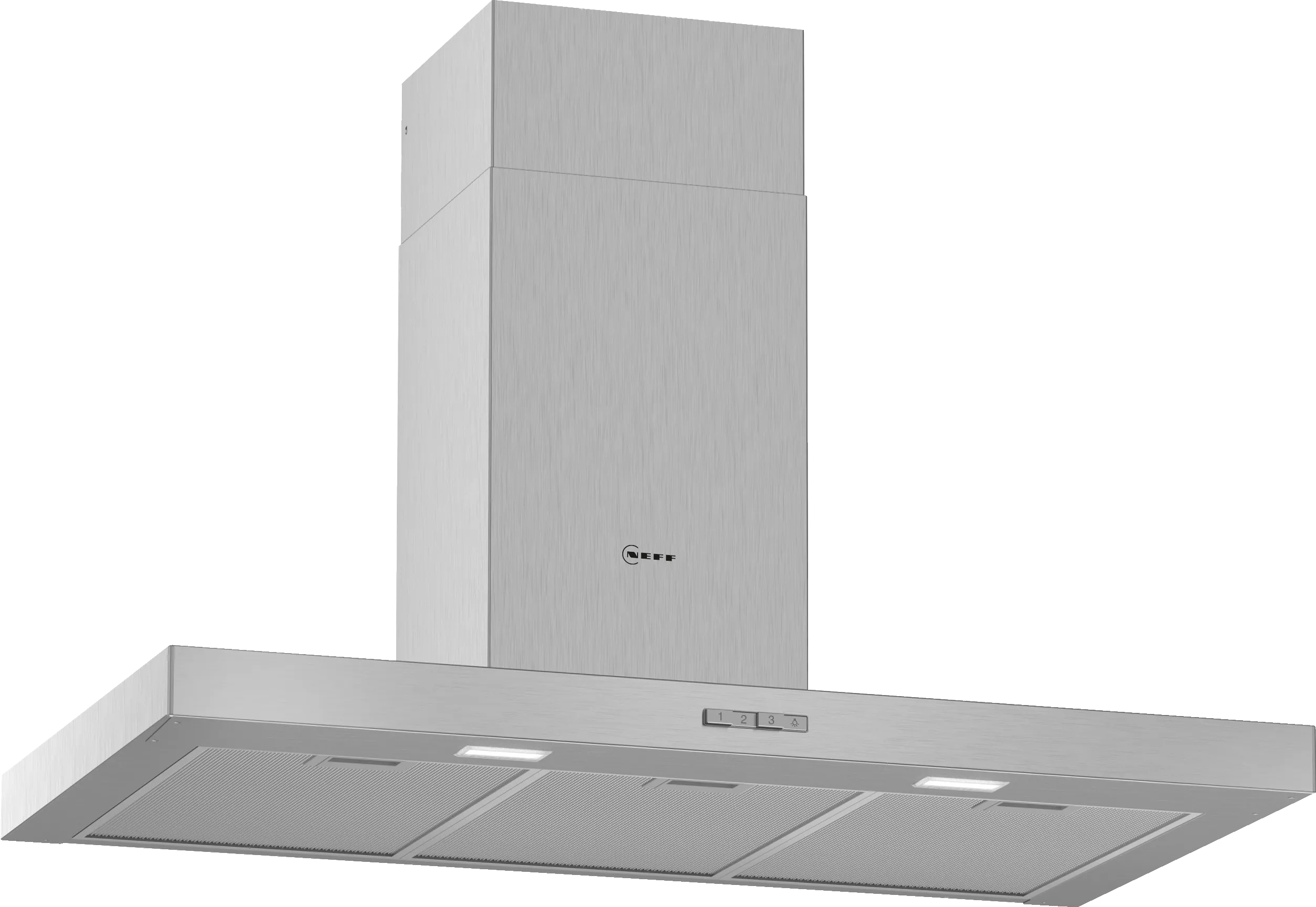 N 30 Wandschouwkap 90 cm Roestvrij staal 