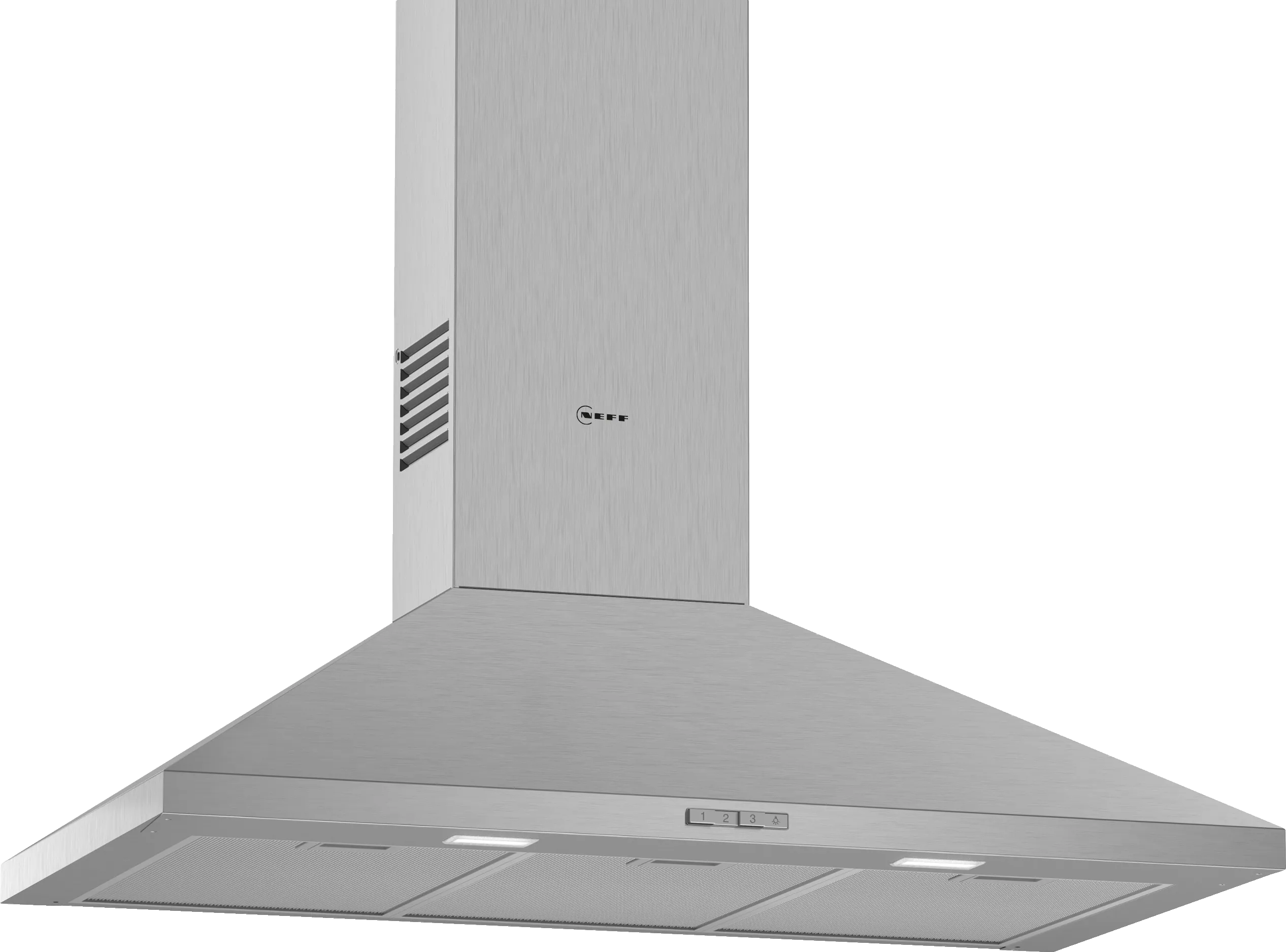 N 30 Wall-mounted cooker hood 90 cm Stainless steel 