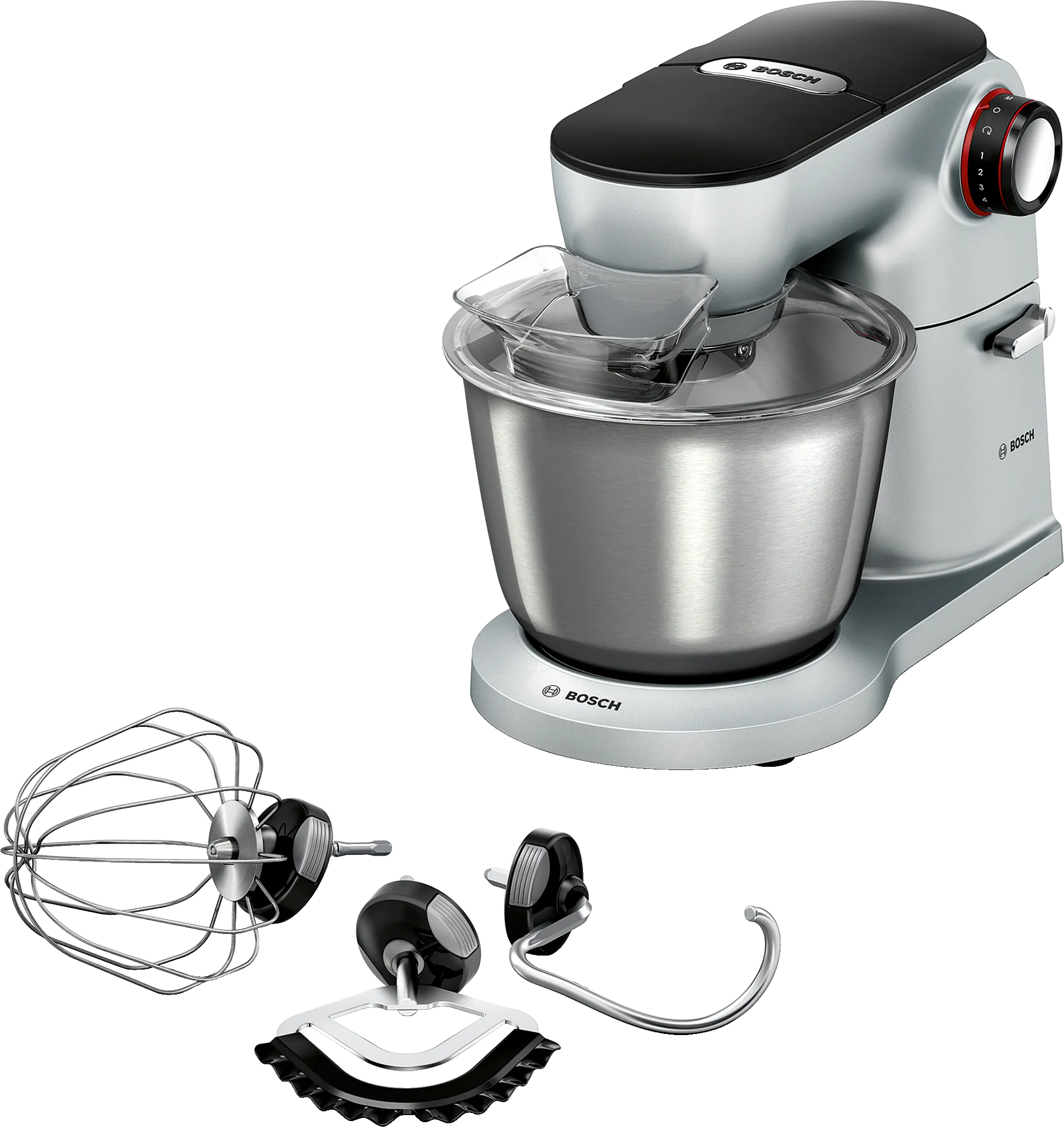 Series 8 Kitchen machine OptiMUM 1300 W Silver, Black 