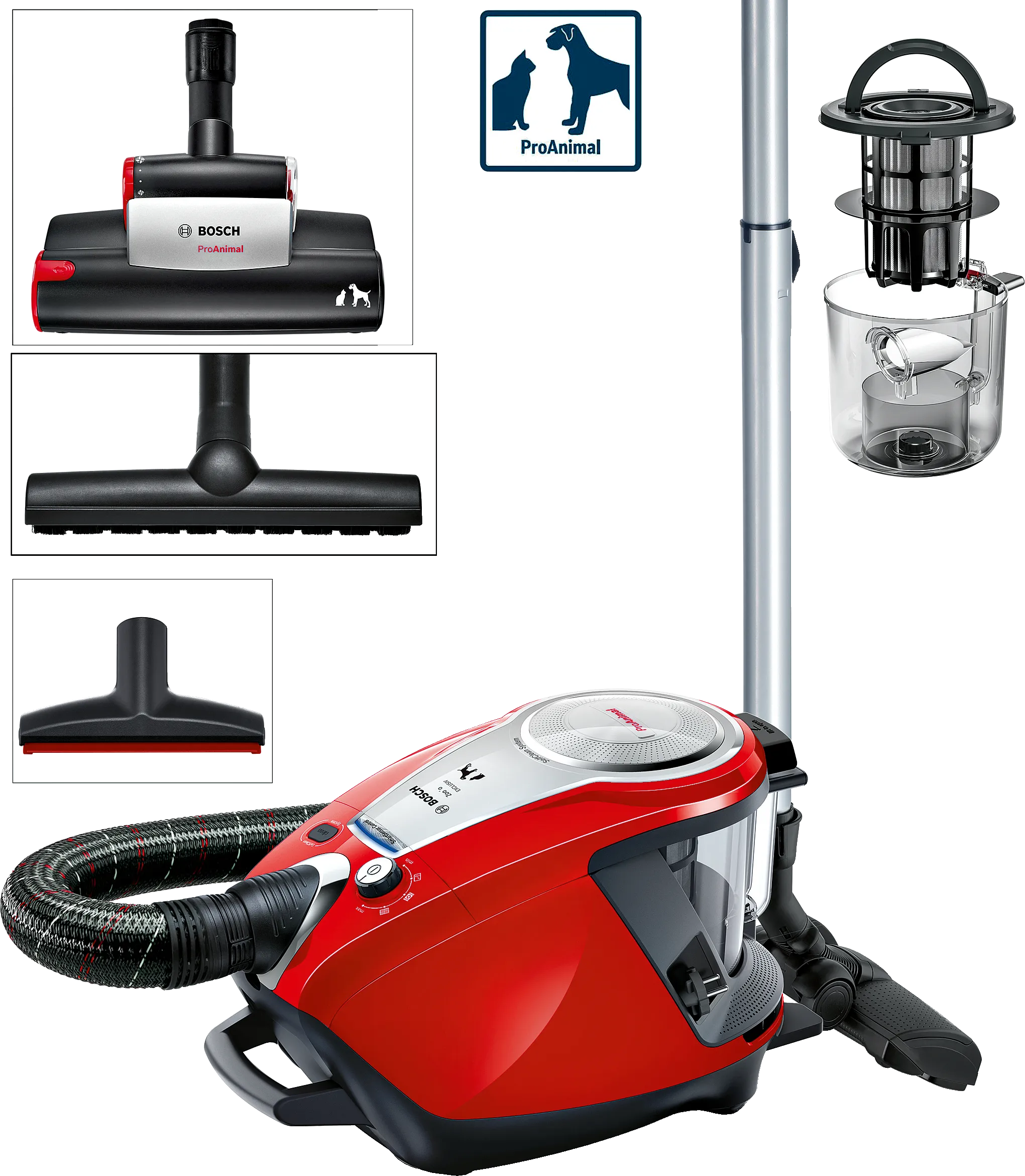 Series 8 Bagless vacuum cleaner Zoo`o ProAnimal Silver