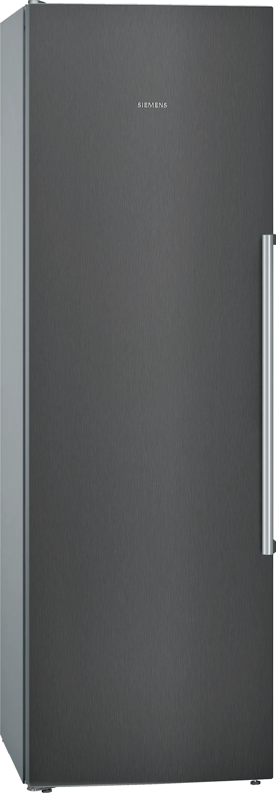 IQ500 free-standing fridge 186 x 60 cm Black stainless steel 