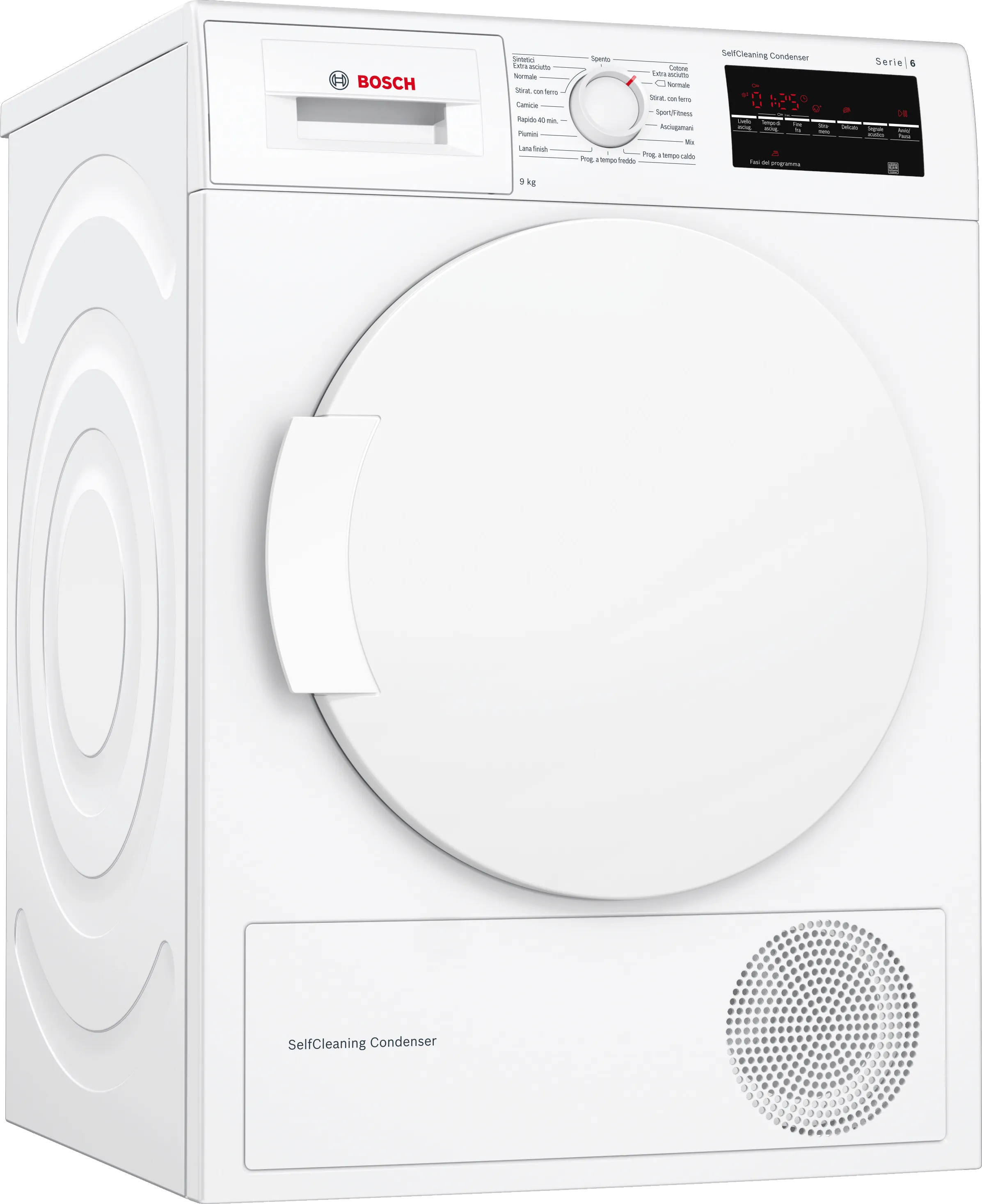 Series 6 heat pump dryer 9 kg