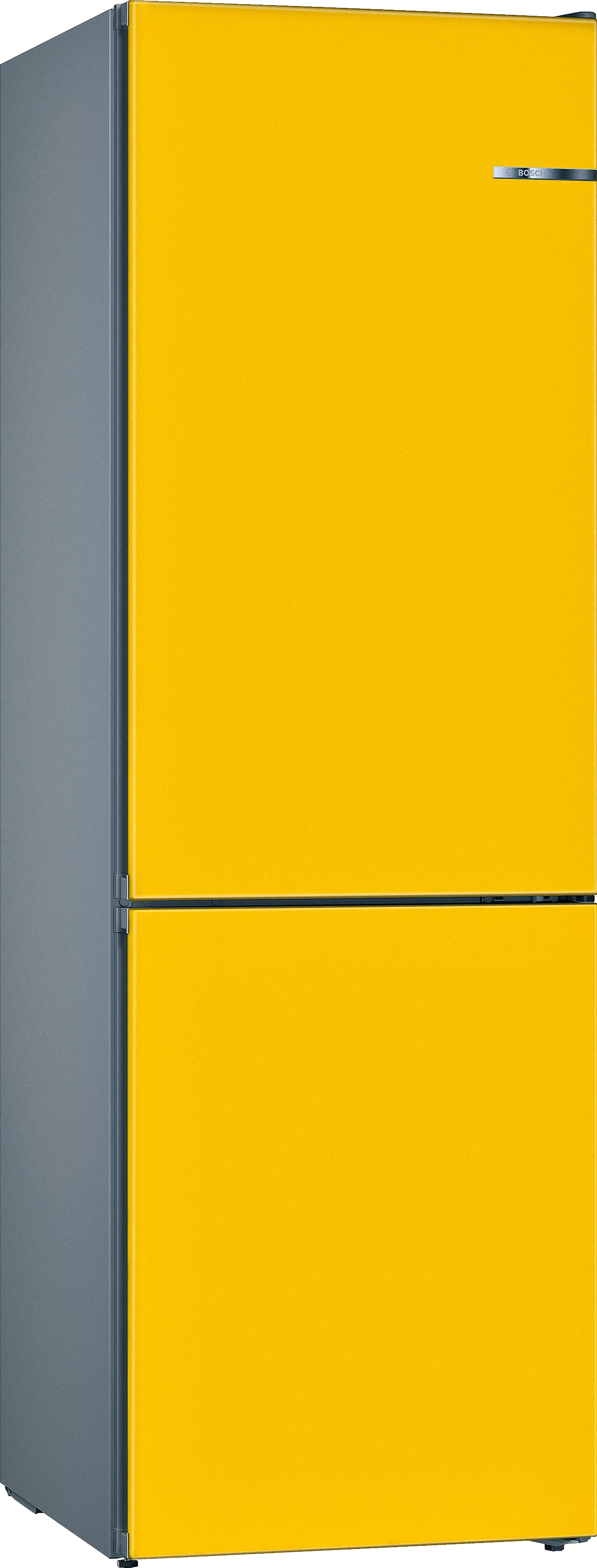 Series 4 free-standing fridge-freezer with freezer at bottom 203 x 60 cm Sunflower